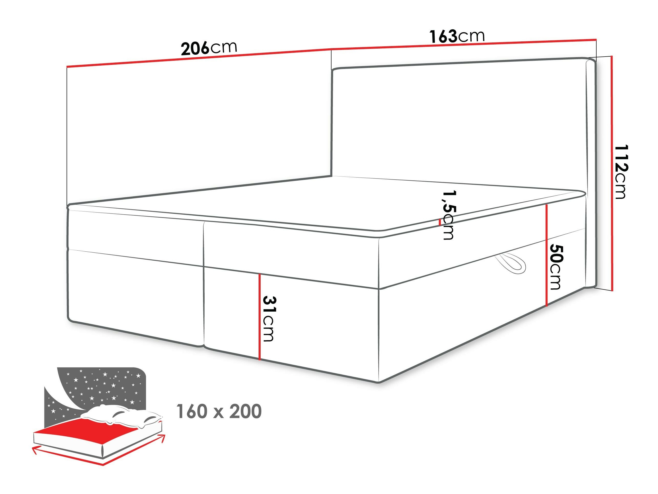 Boxspring Comfivo Arbitas (Ambience 02)