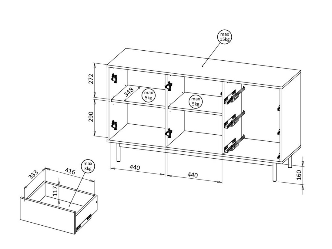 Ladekast Avimera 102