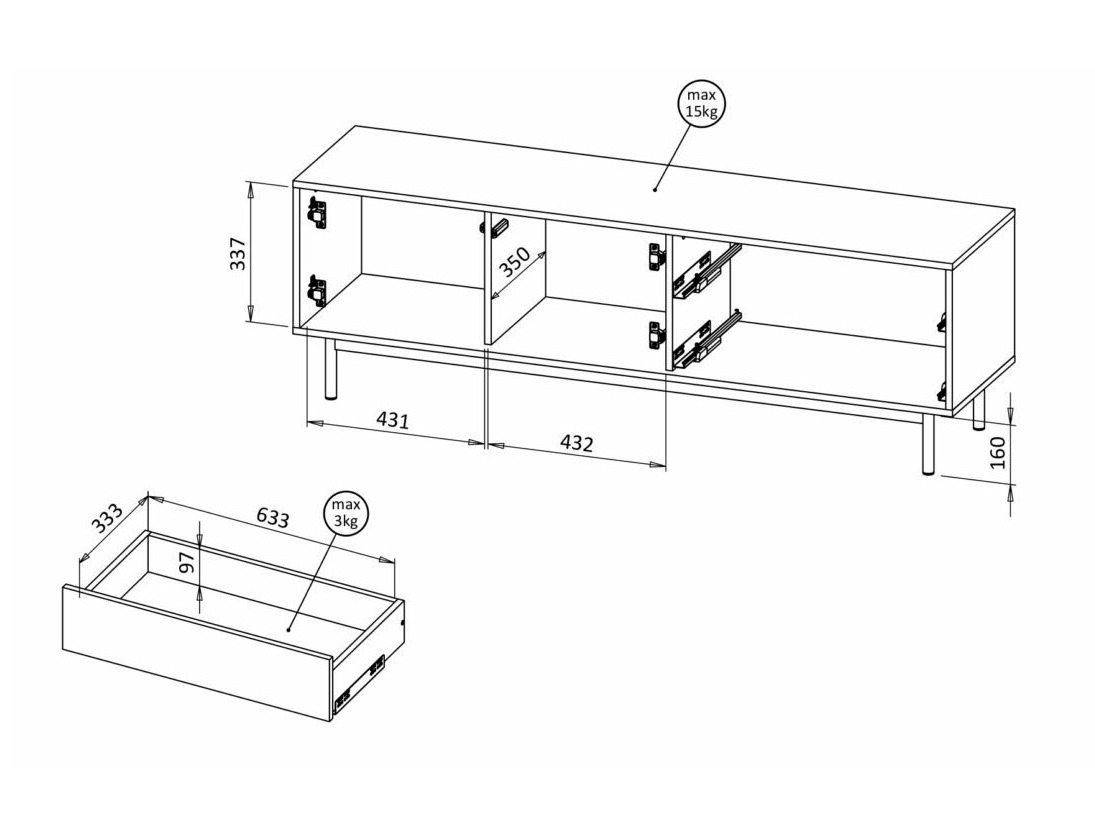 TV-meubel Avimera 103