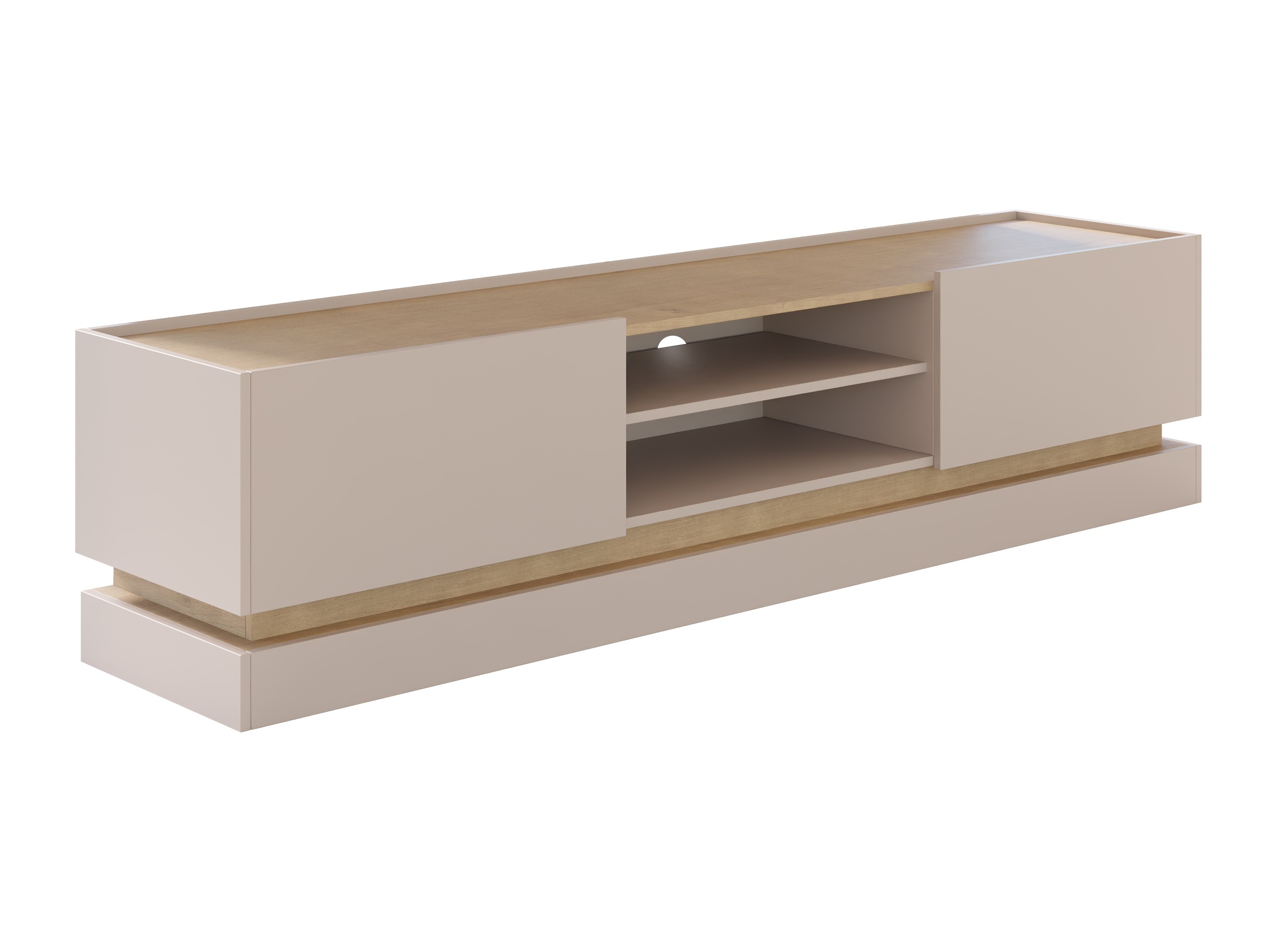 TV-meubel Comfivo Tilia (Kasjmier + Eiken)