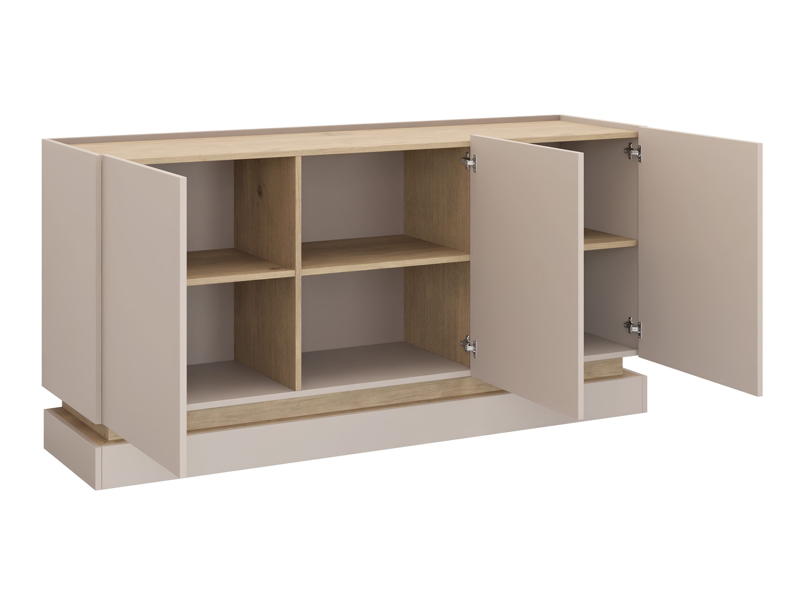 Woonkamerset Comfivo Tilia (Kasjmier + Eiken)