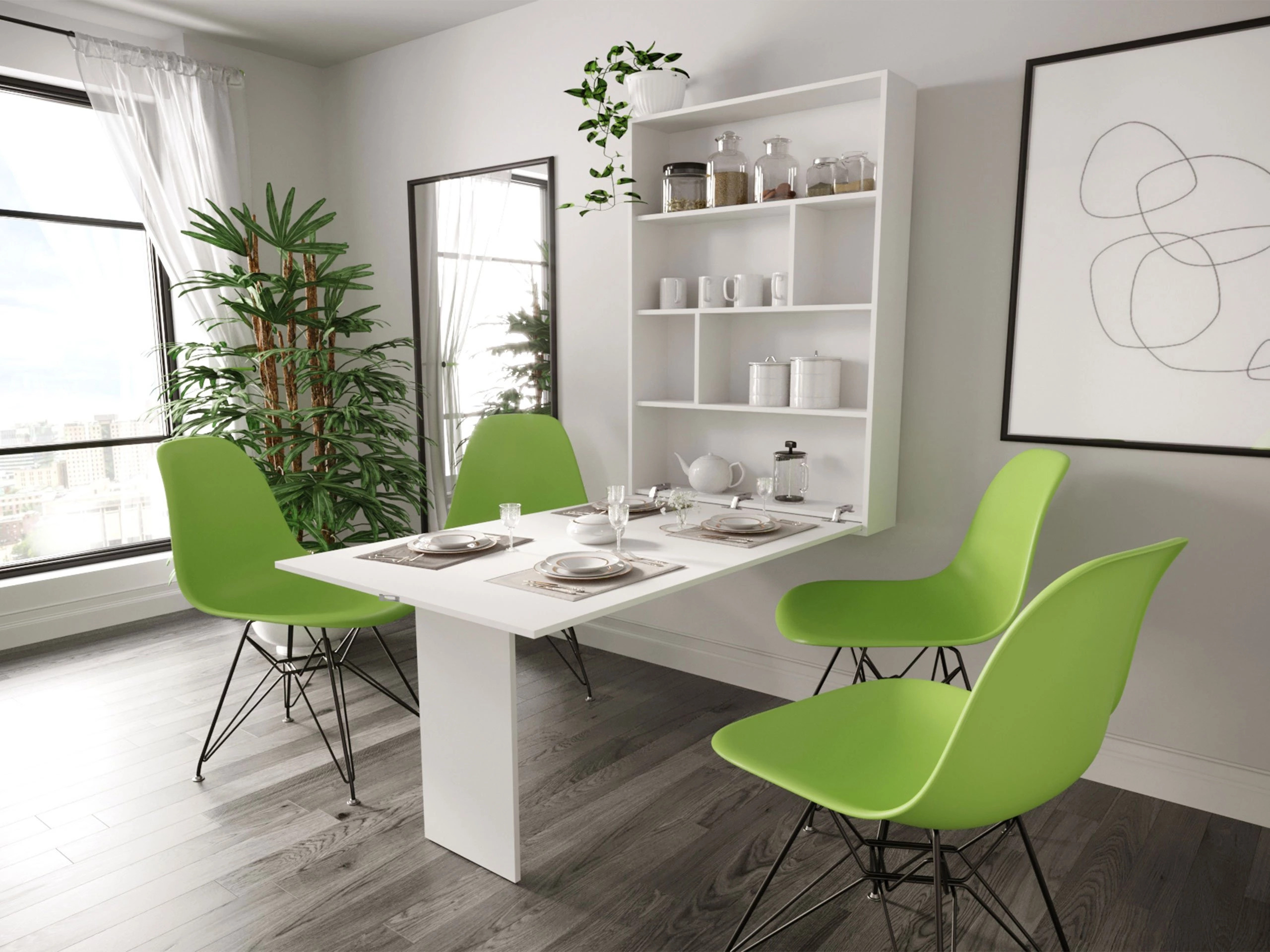 Inklapbare tafel Pinis III (Wit)