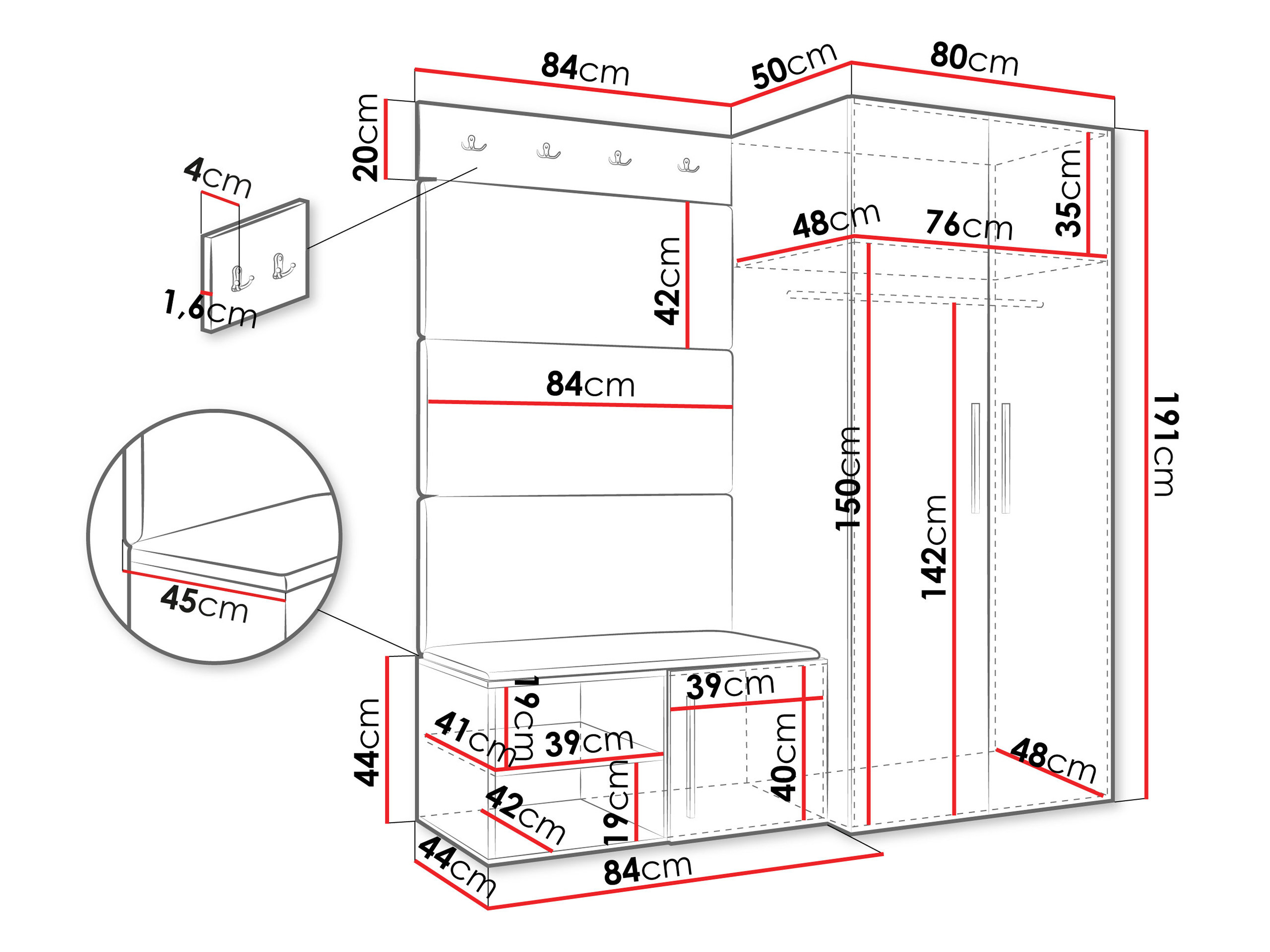 Gangmeubelset Hartford 526 (Kasjmier)
