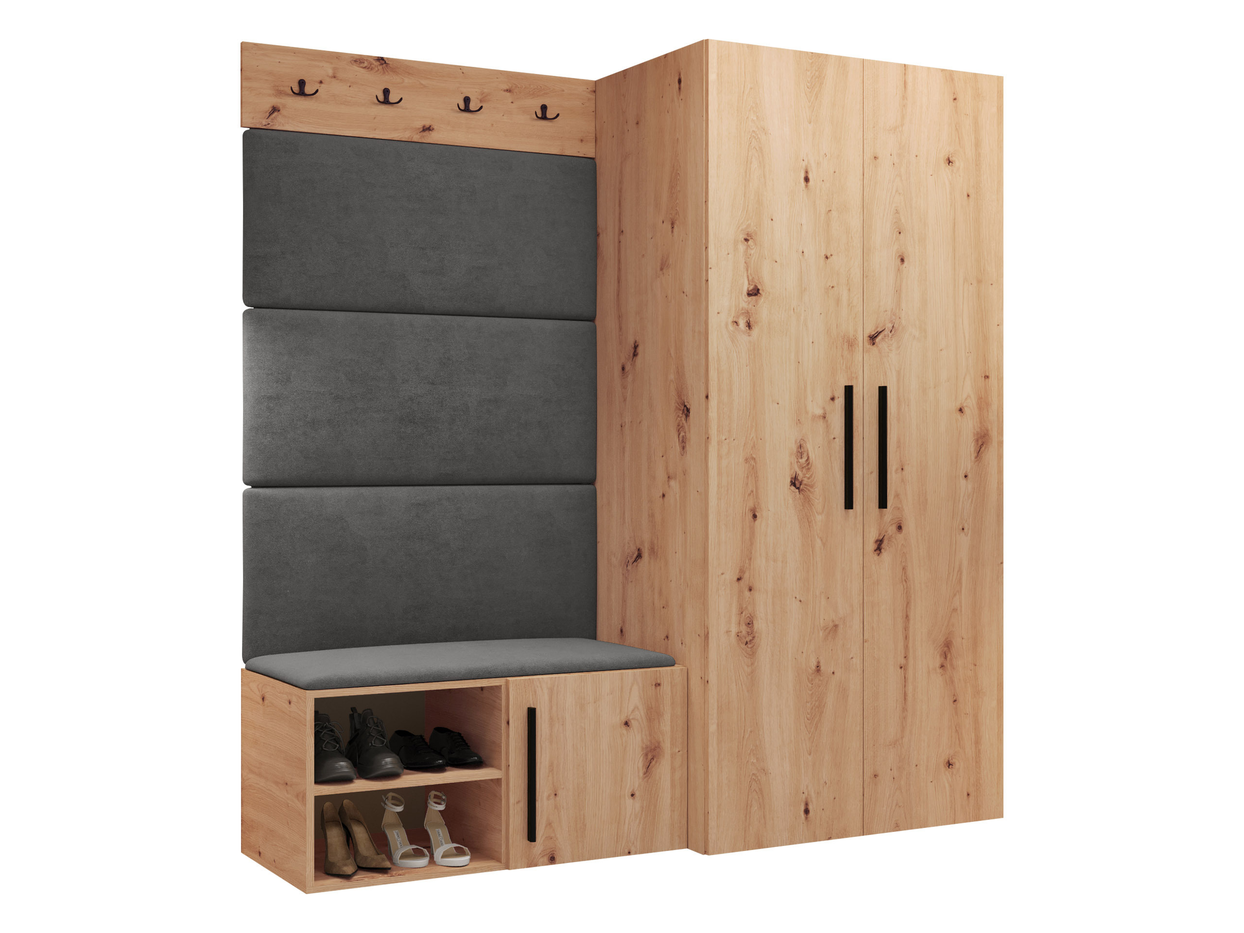 Gangmeubelset Nitos I (Artisan eiken)