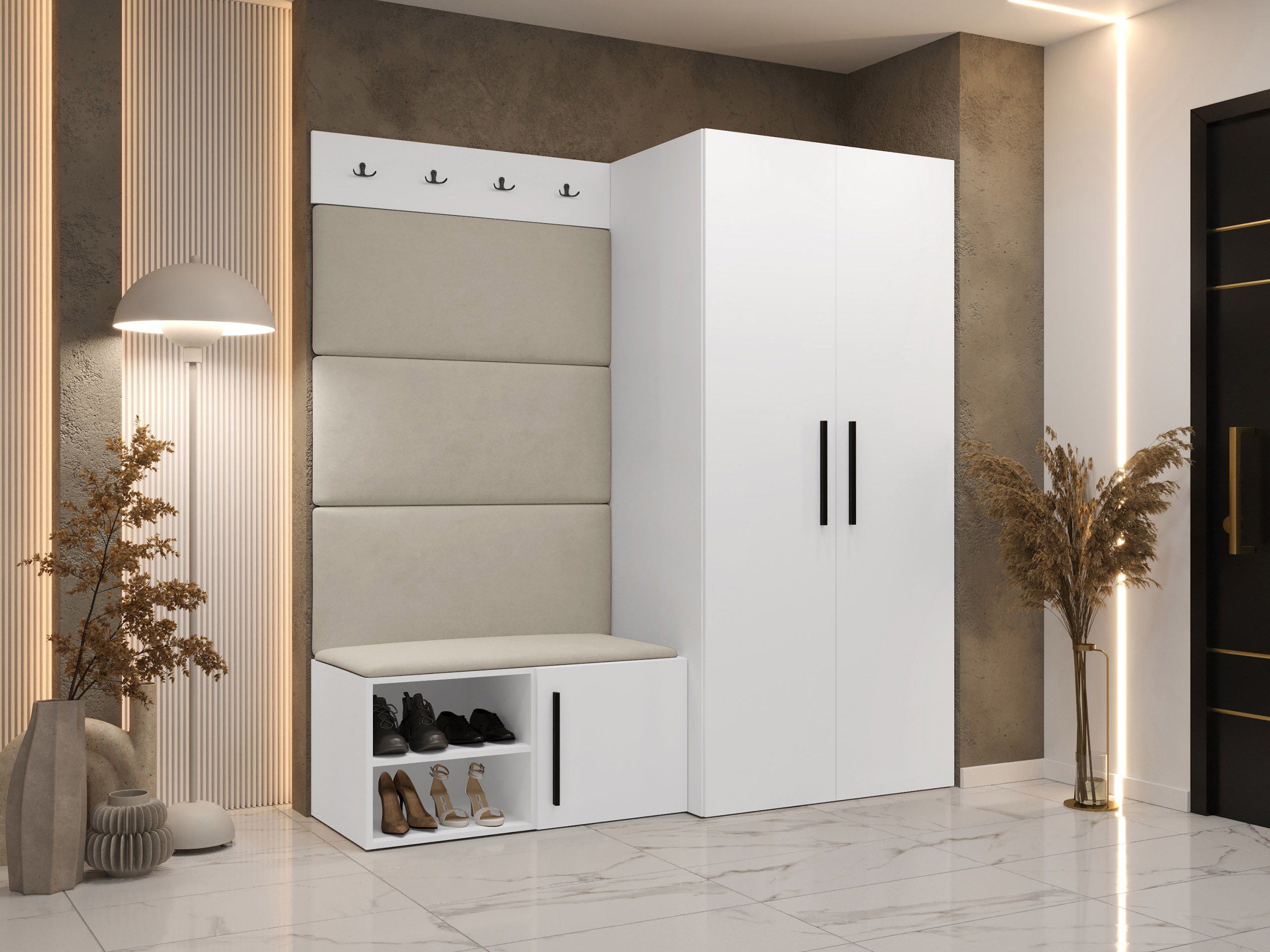 Gangmeubelset Nitos I (Wit)