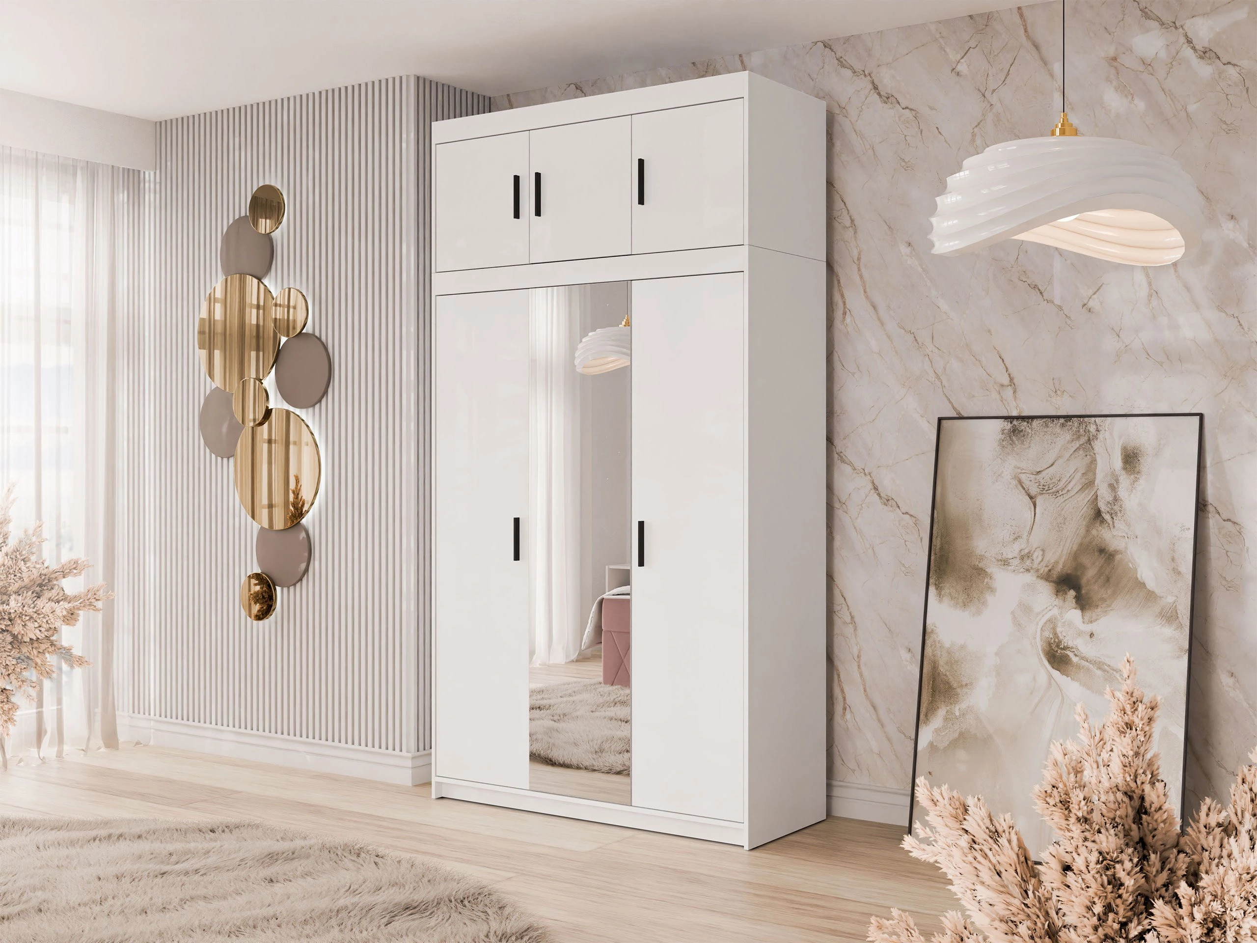 Kledingkast Novduni 105 (Wit)