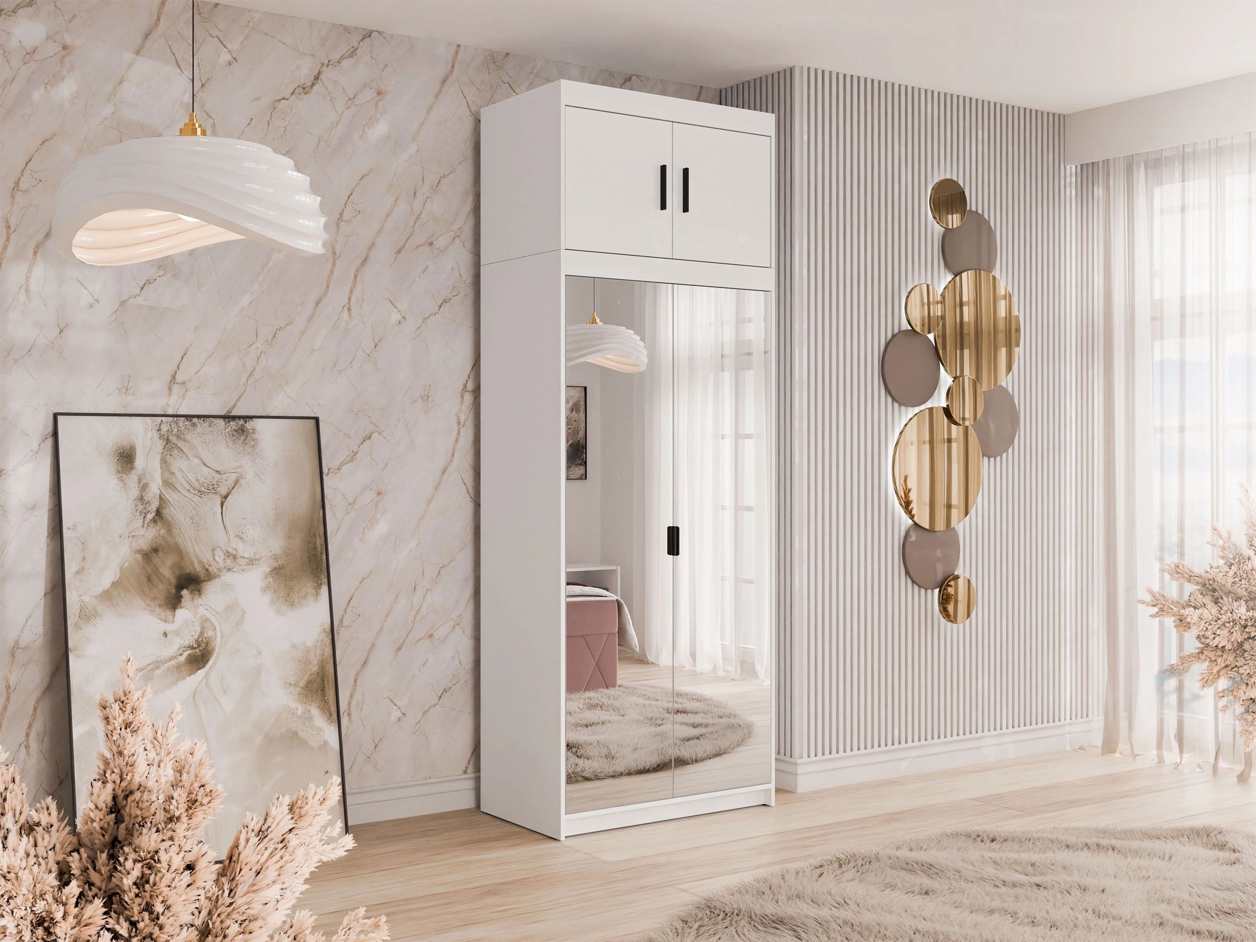 Kledingkast Novduni 119 (Wit)