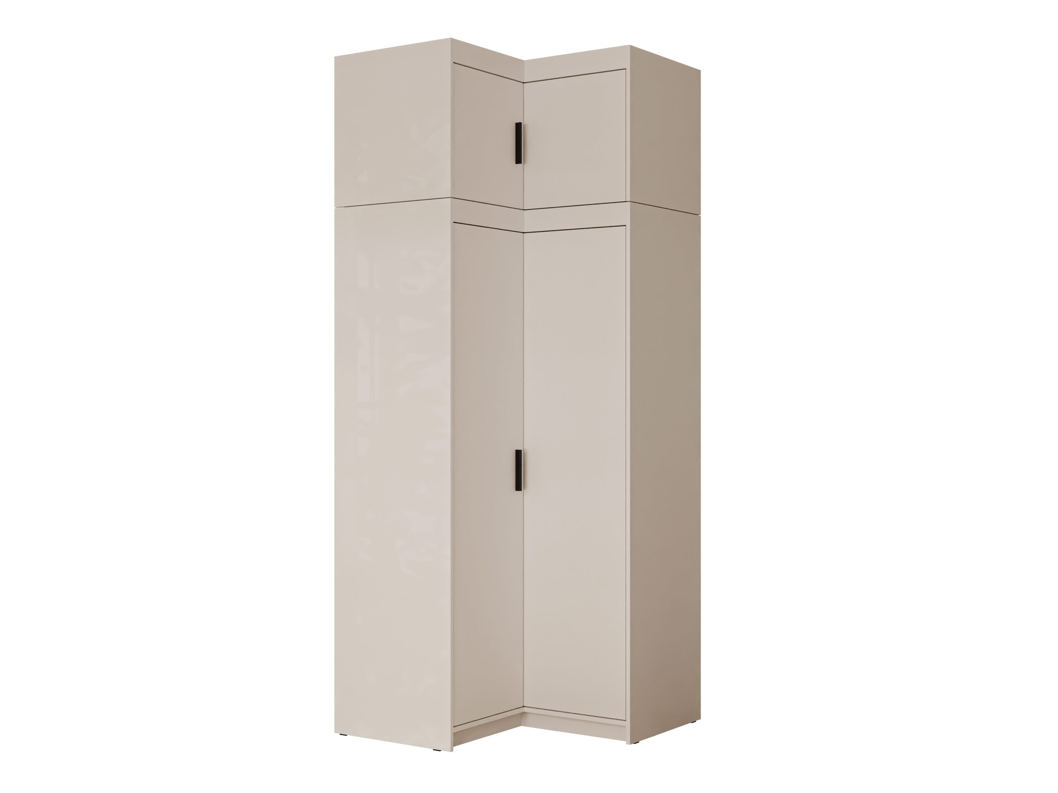 Hoekkledingkast Novduni 121 (Beige)
