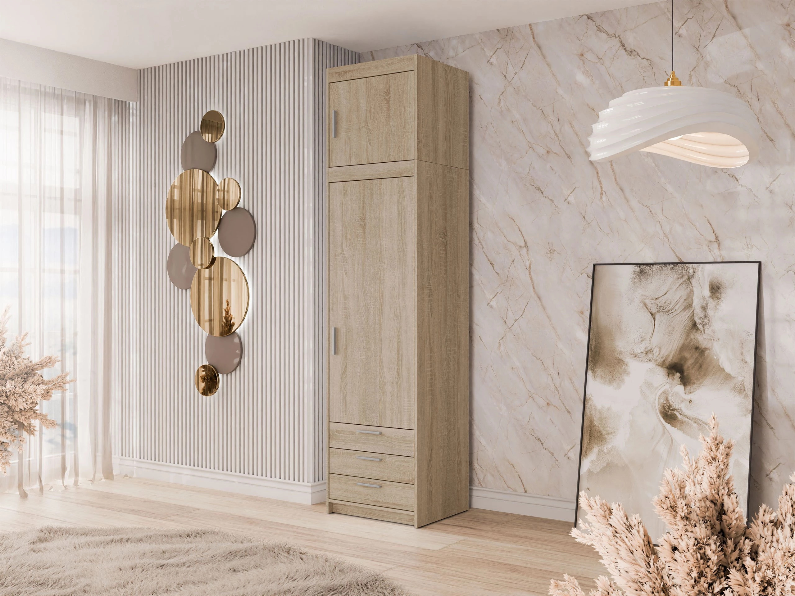 Boekenkast Novduni 111 (Sonoma eik)