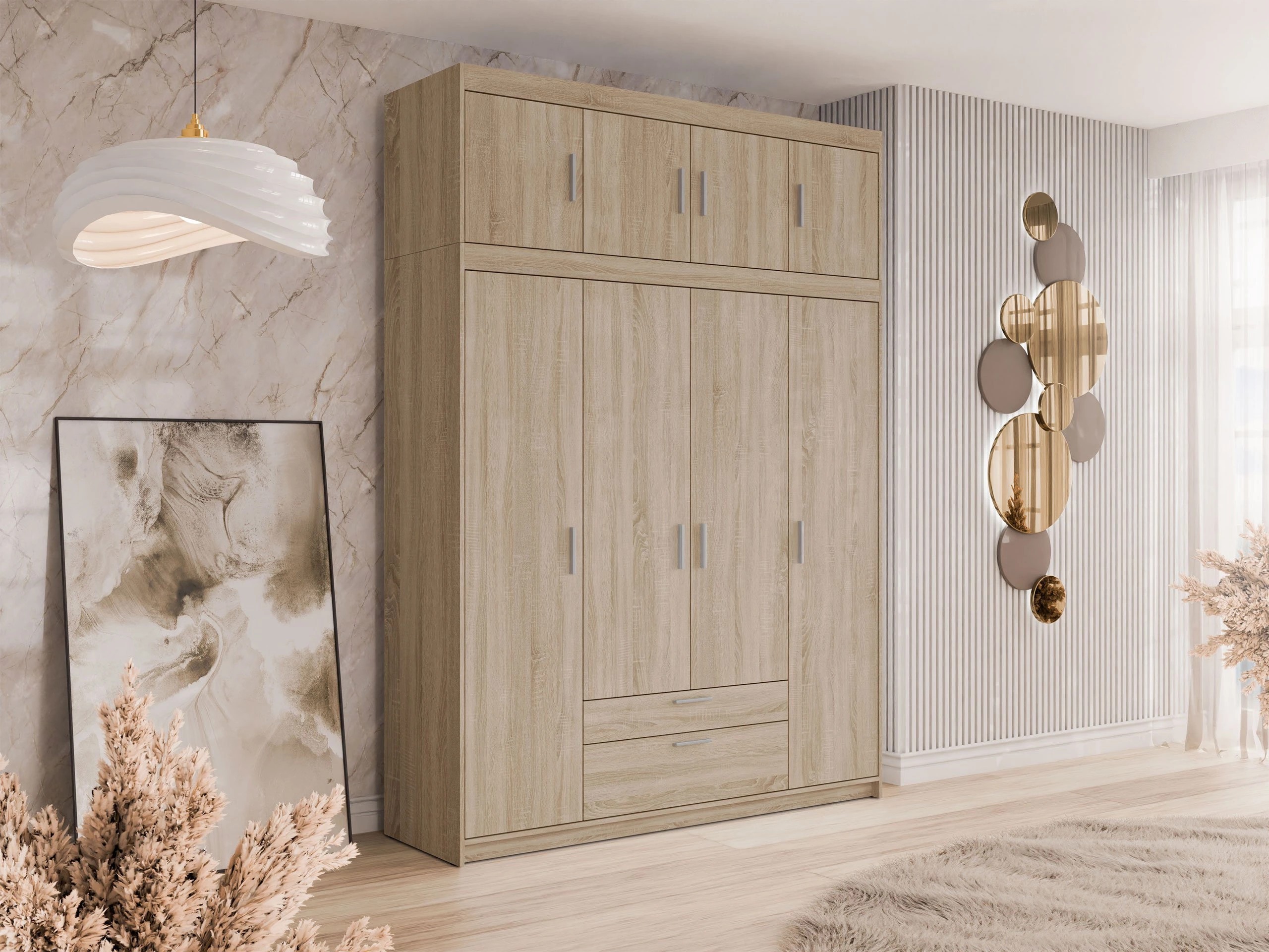 Kledingkast Novduni 106 (Sonoma eik)