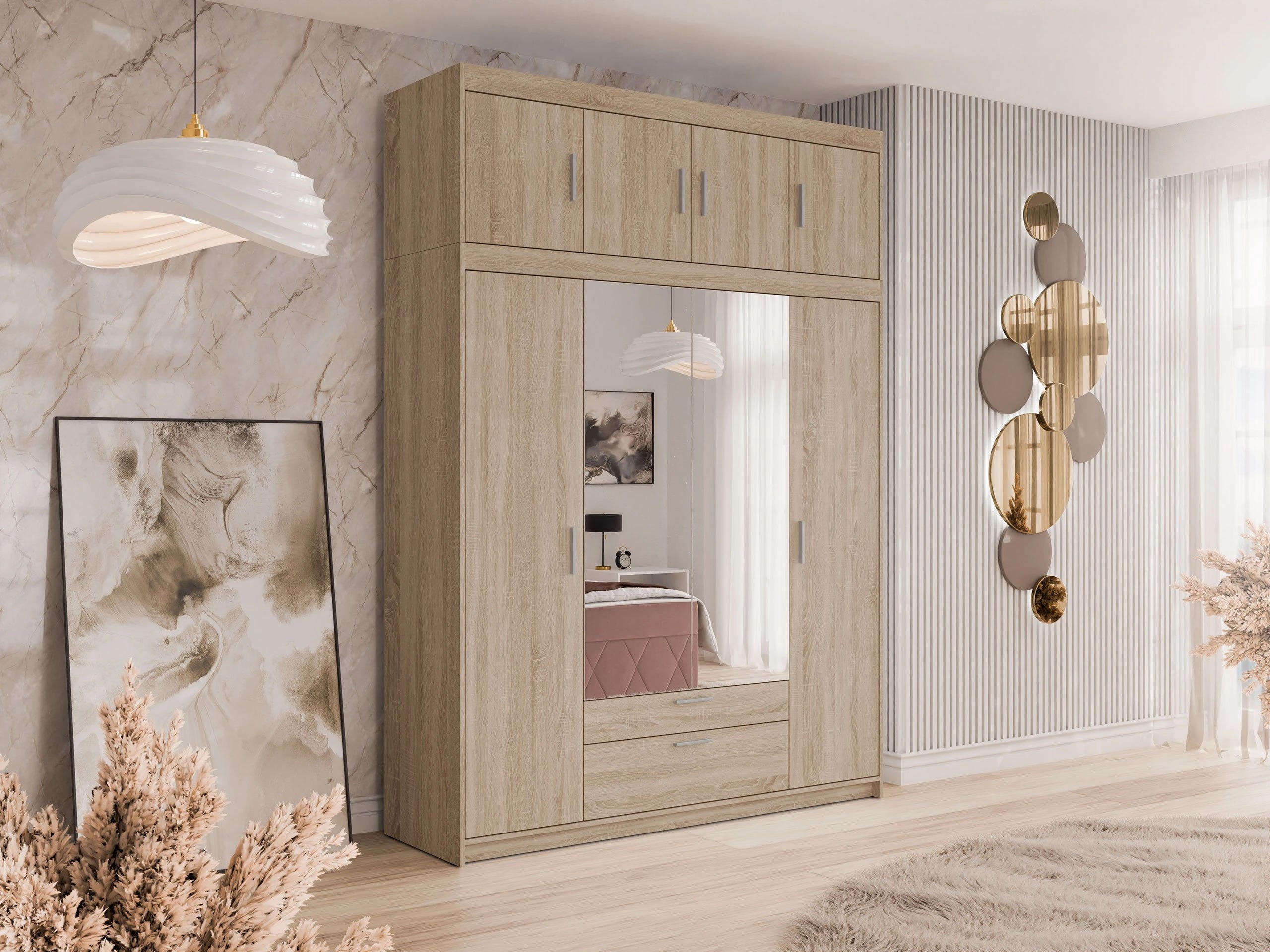 Kledingkast Novduni 109 (Sonoma eik)