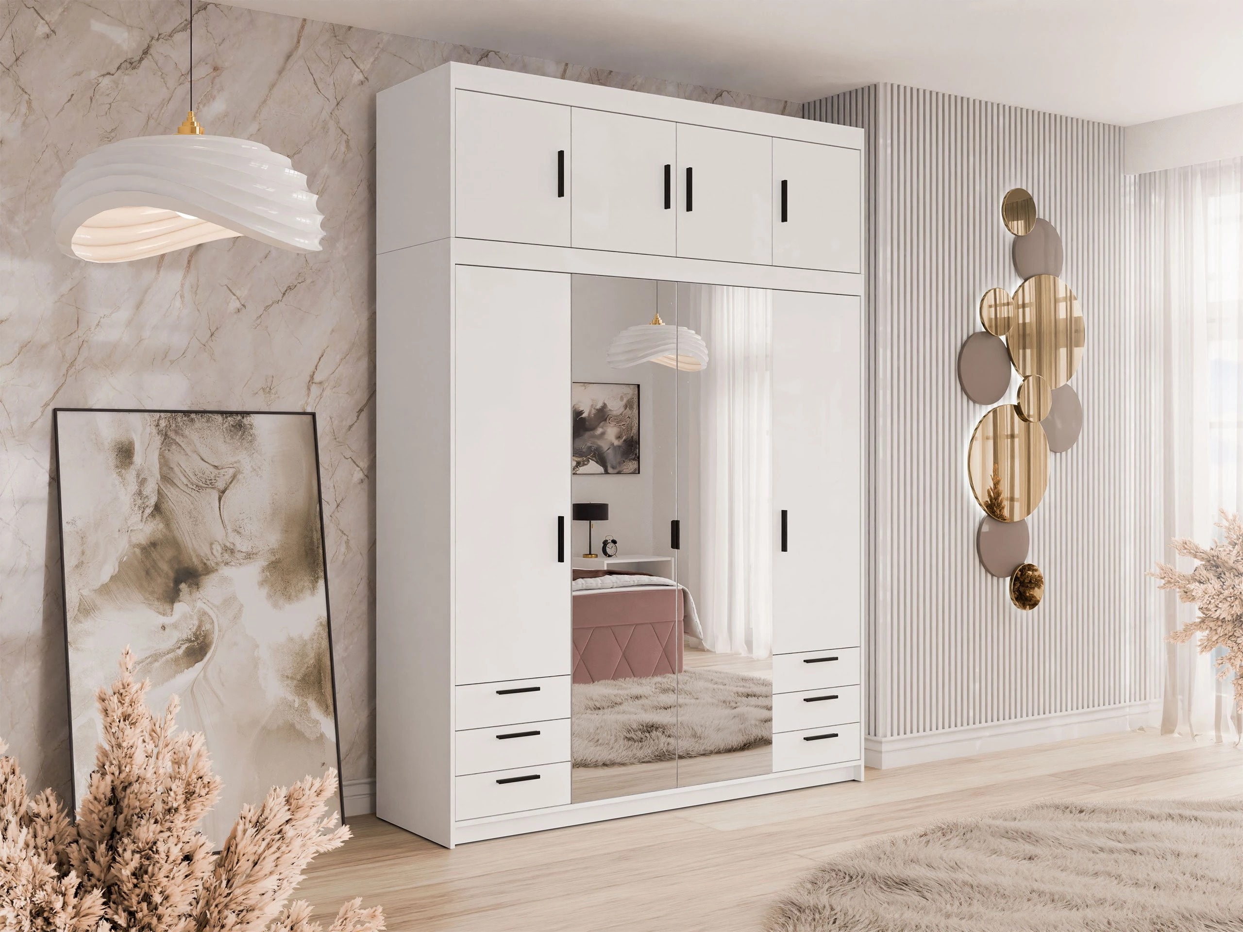 Kledingkast Novduni 120 (Wit)