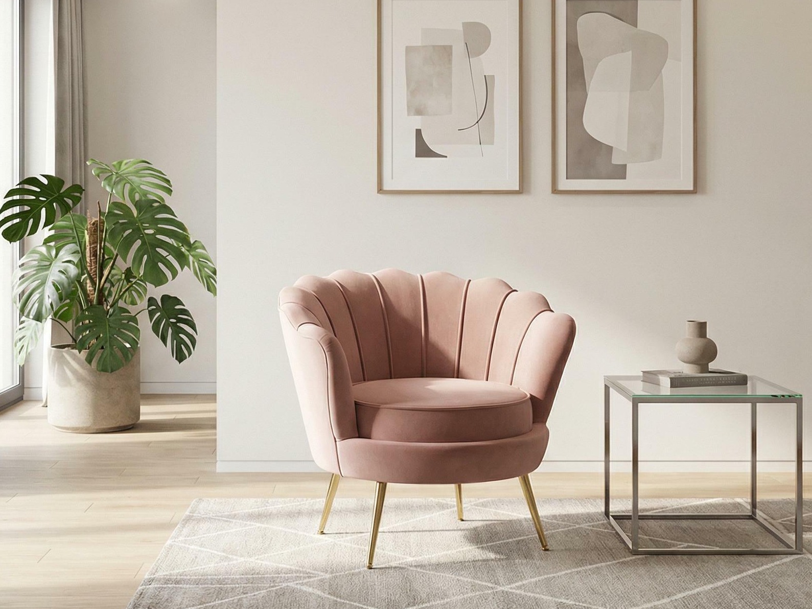 Fauteuil Houston 828 (Roze)