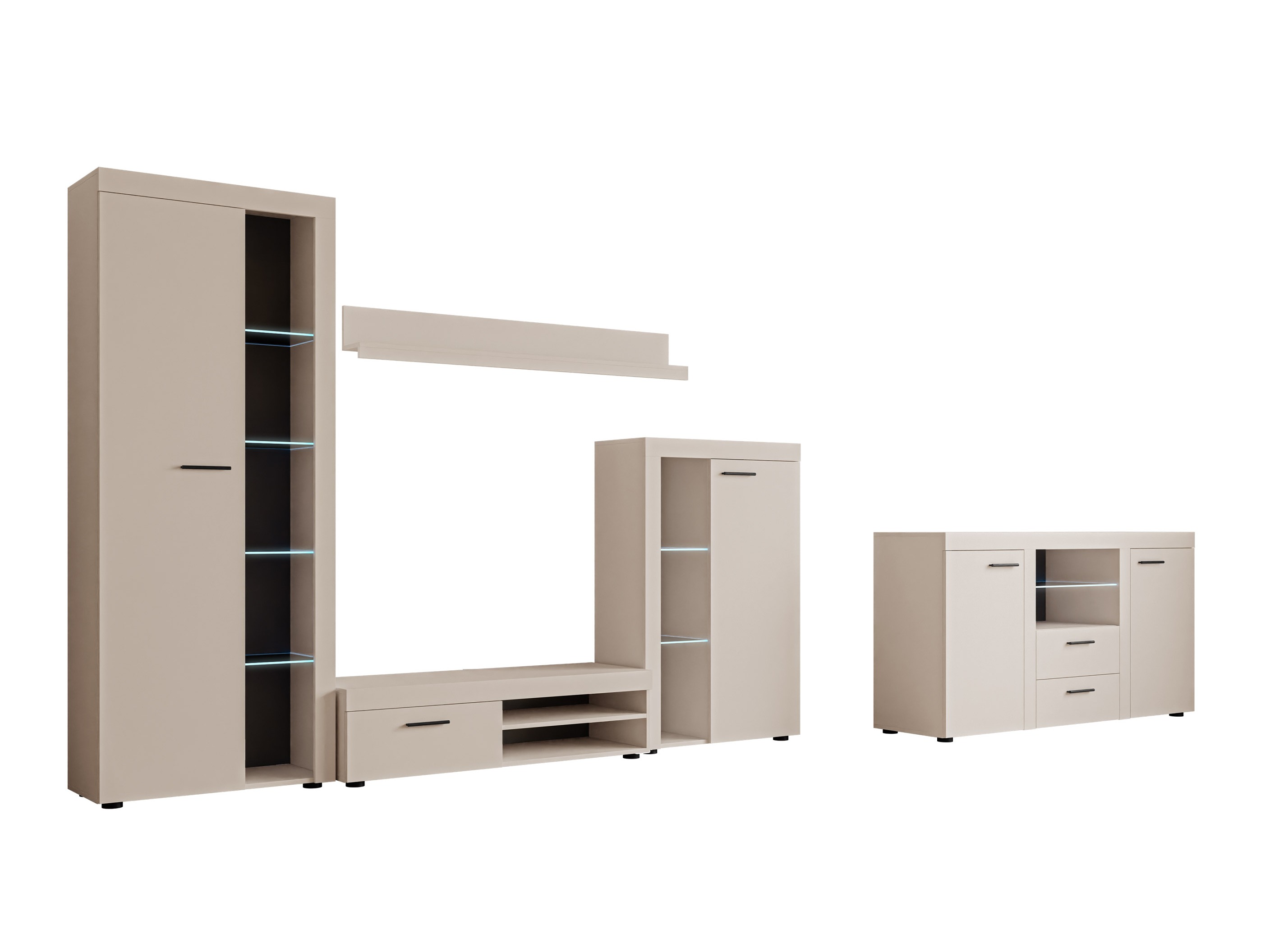 Woonkamerset Univio I (Beige)