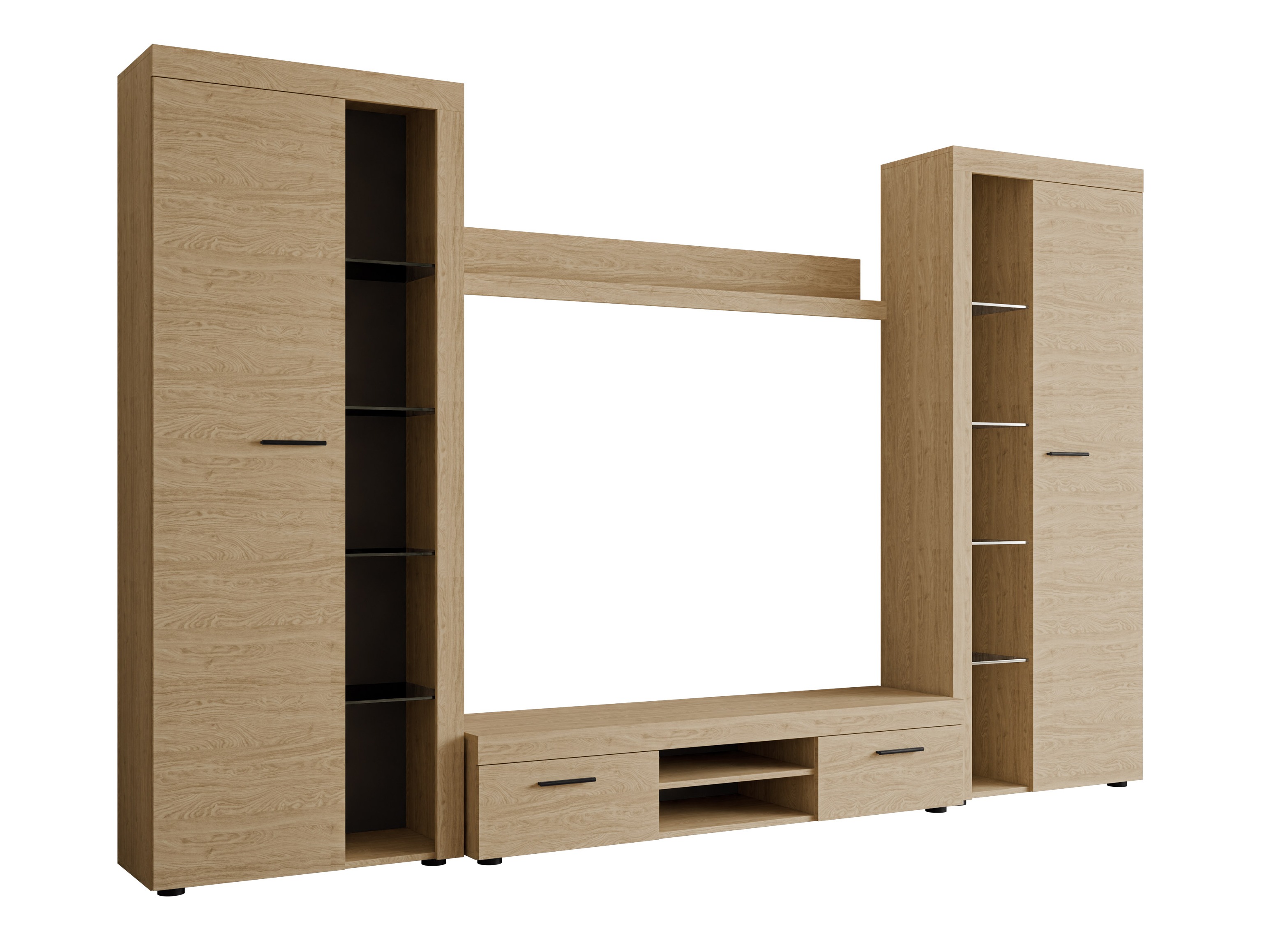 Woonkamerset Univio II (Eiken)
