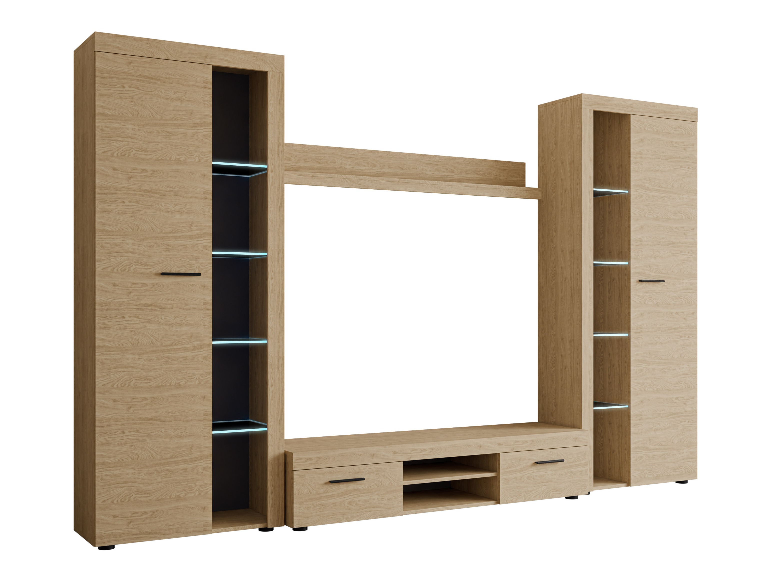 Woonkamerset Univio II (Eiken)
