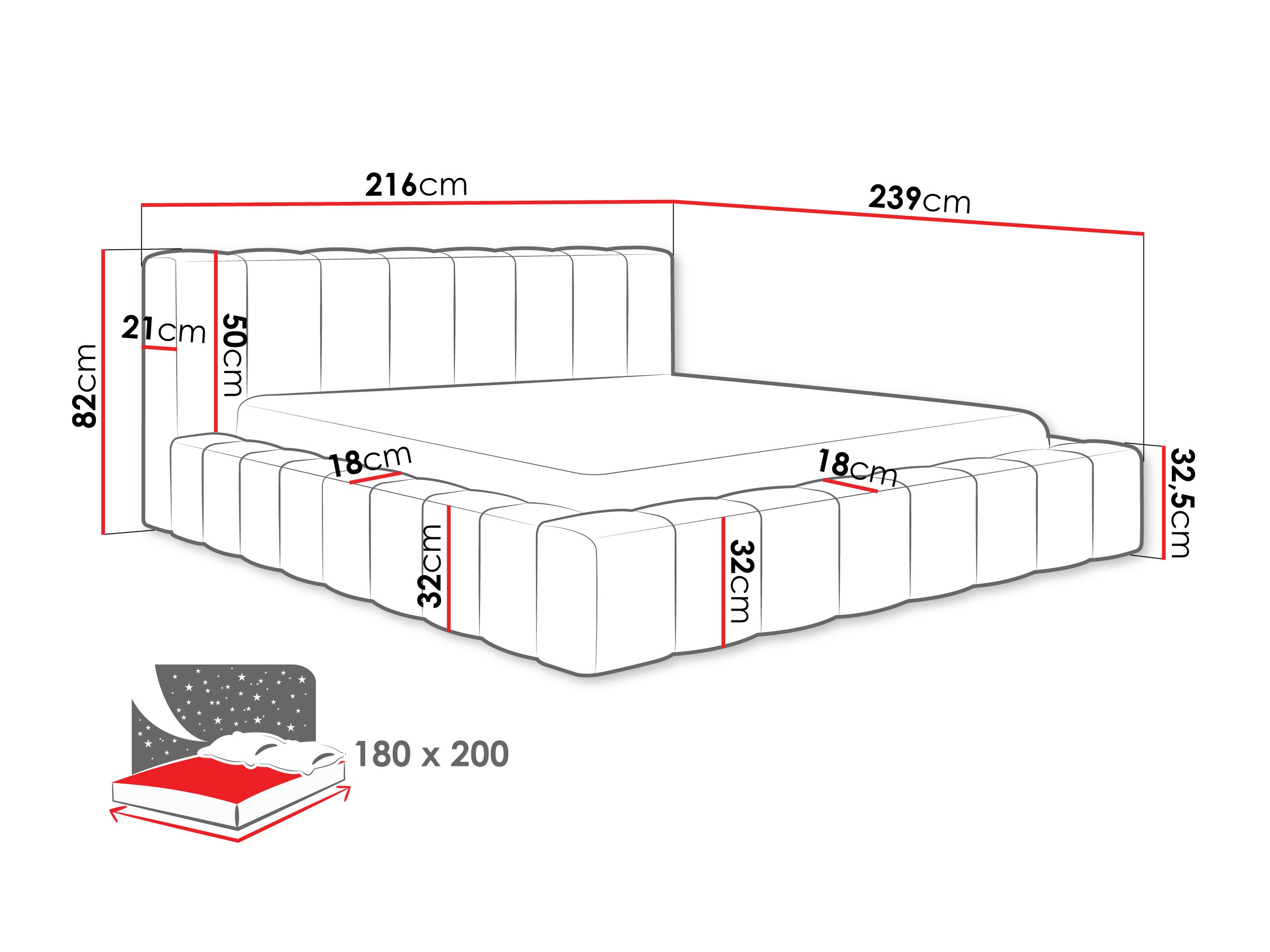 Bed Hesperia 125 (Kronos 38)