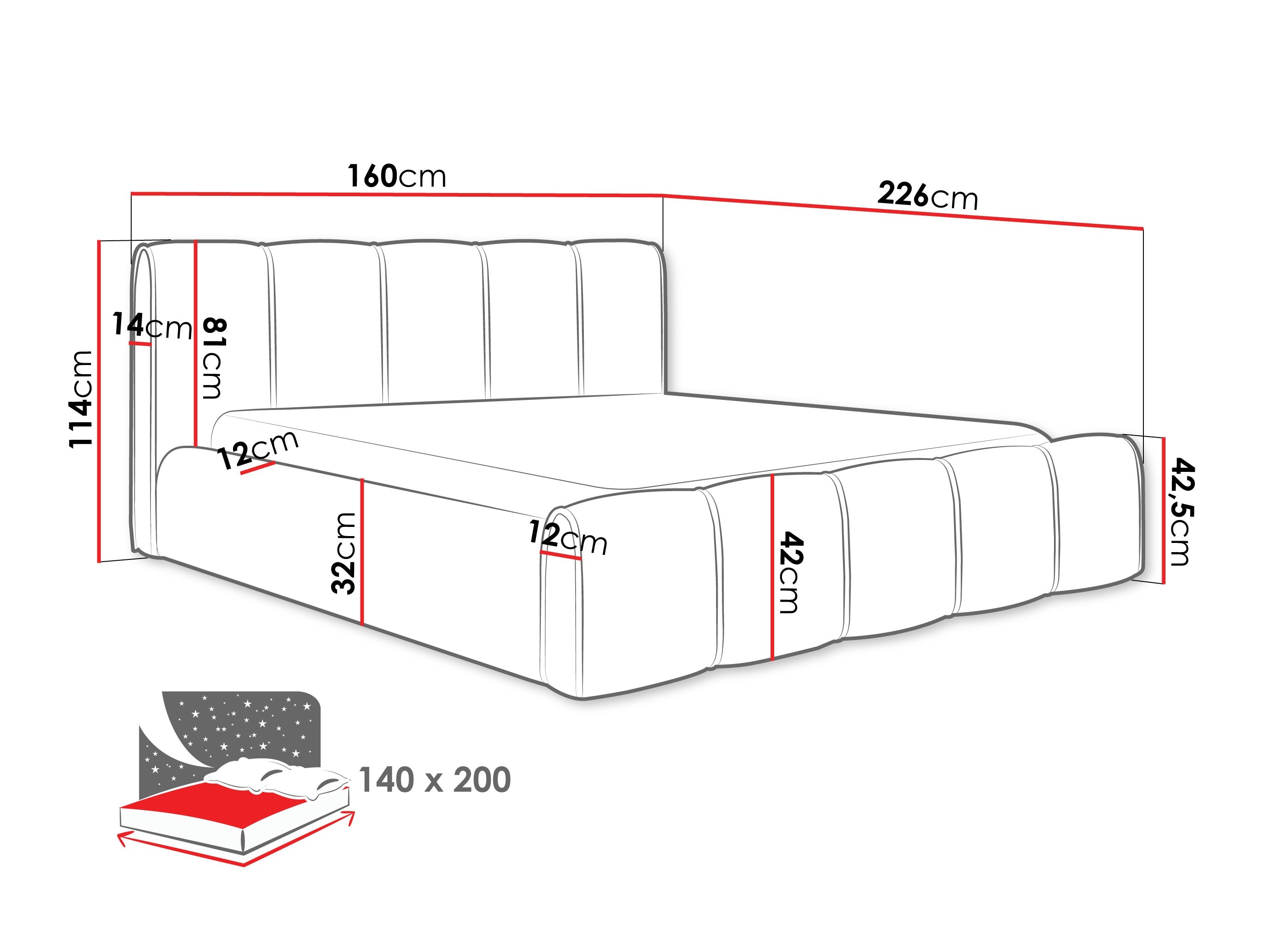 Bed Clario (Paros 02)