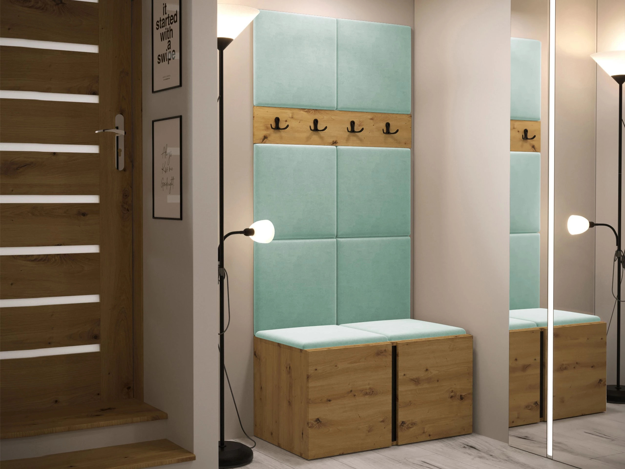 Gangmeubelset Pinis IV (Artisan eiken)