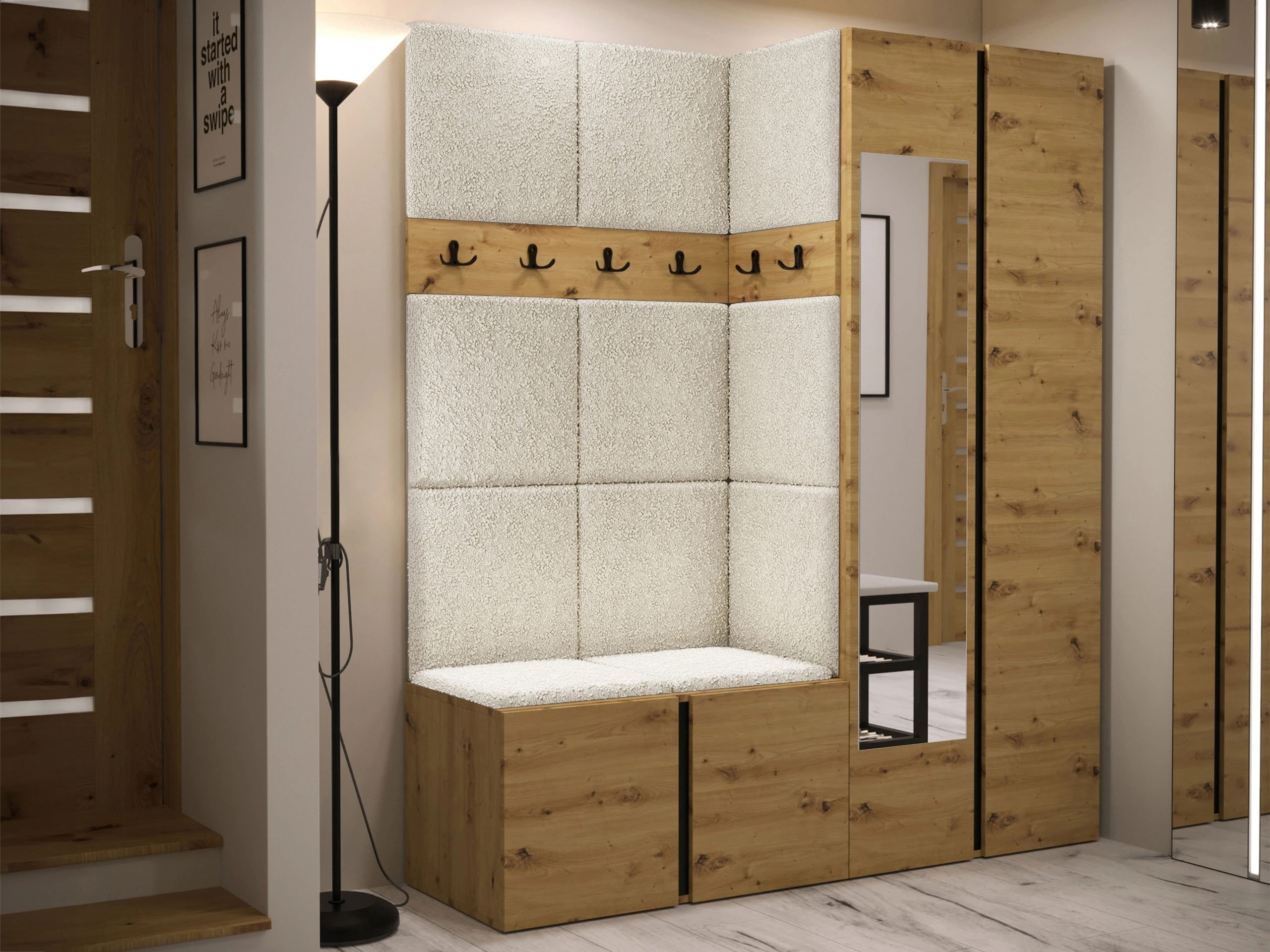 Gangmeubelset Pinis X (Artisan eiken)