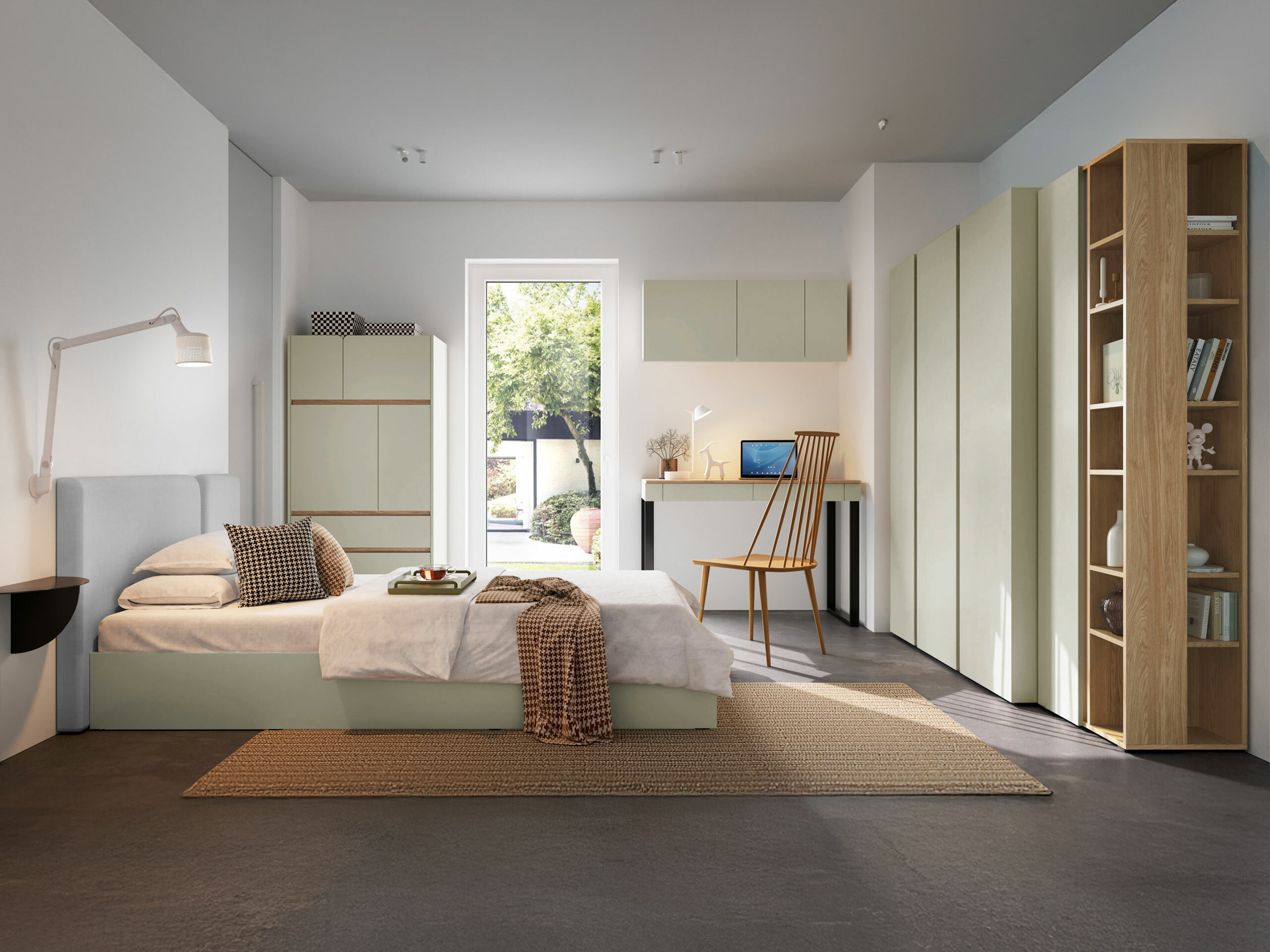 Boekenkast Fiosono 103 (Eucalyptus + Eiken)