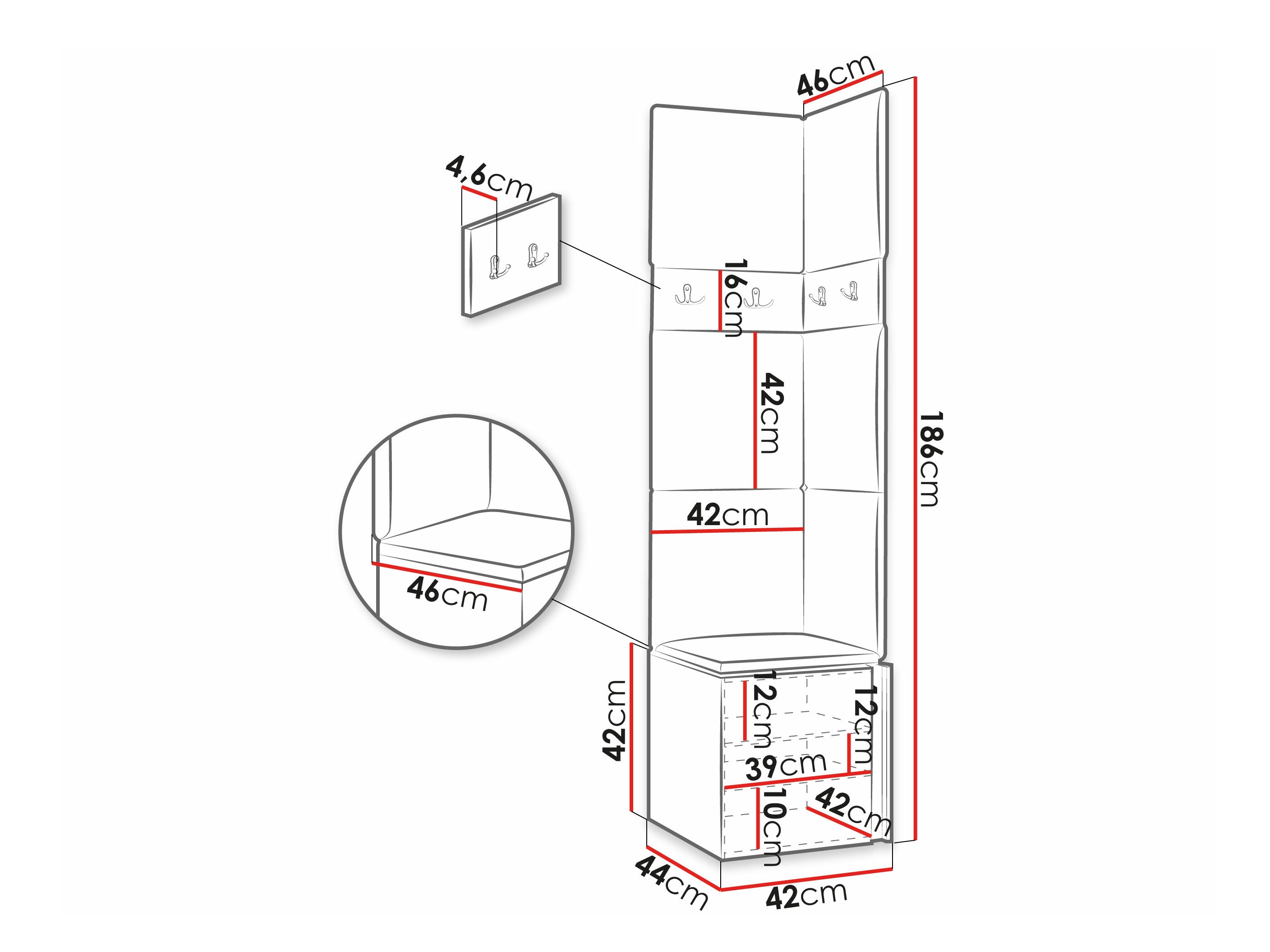 Gangmeubelset Pinis XXI (Wit)