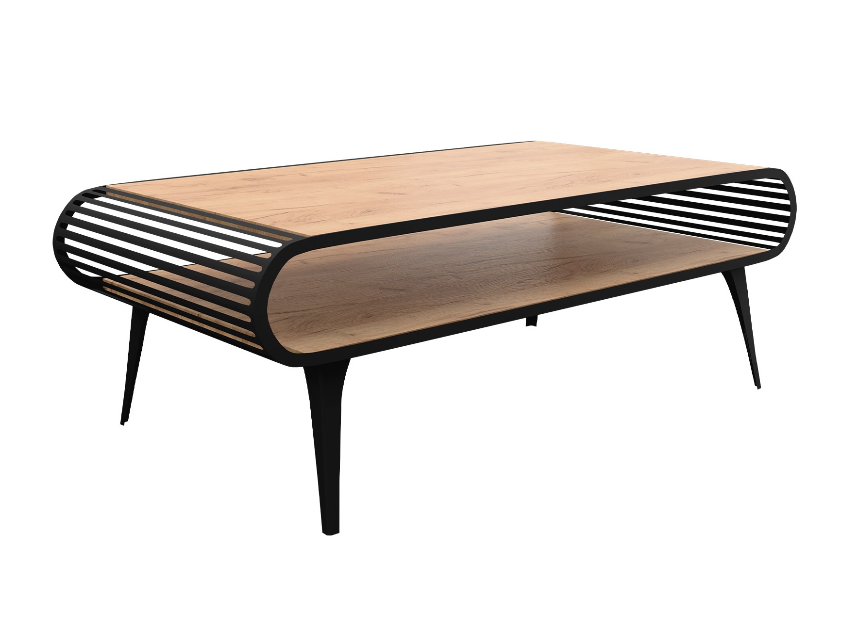 Salontafel Oswego 161 (Ambachtelijke gouden eik)