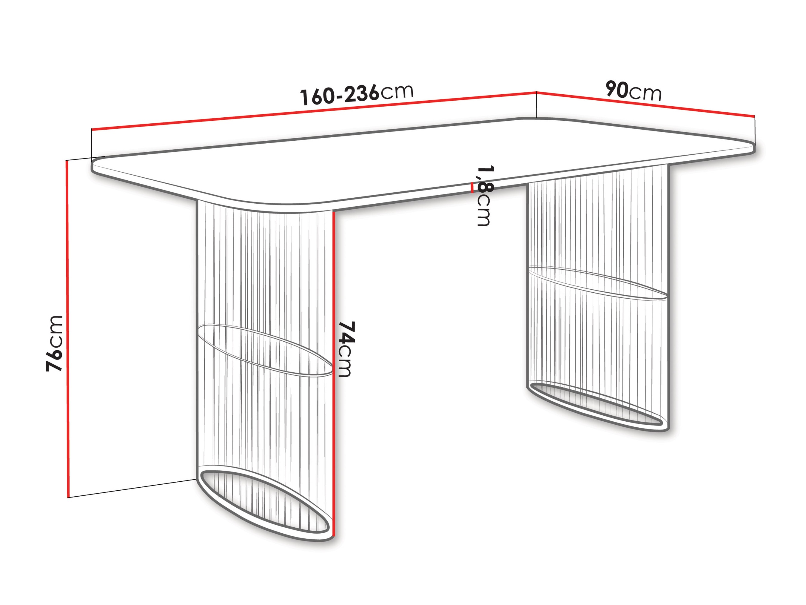 Tafel Oswego 164