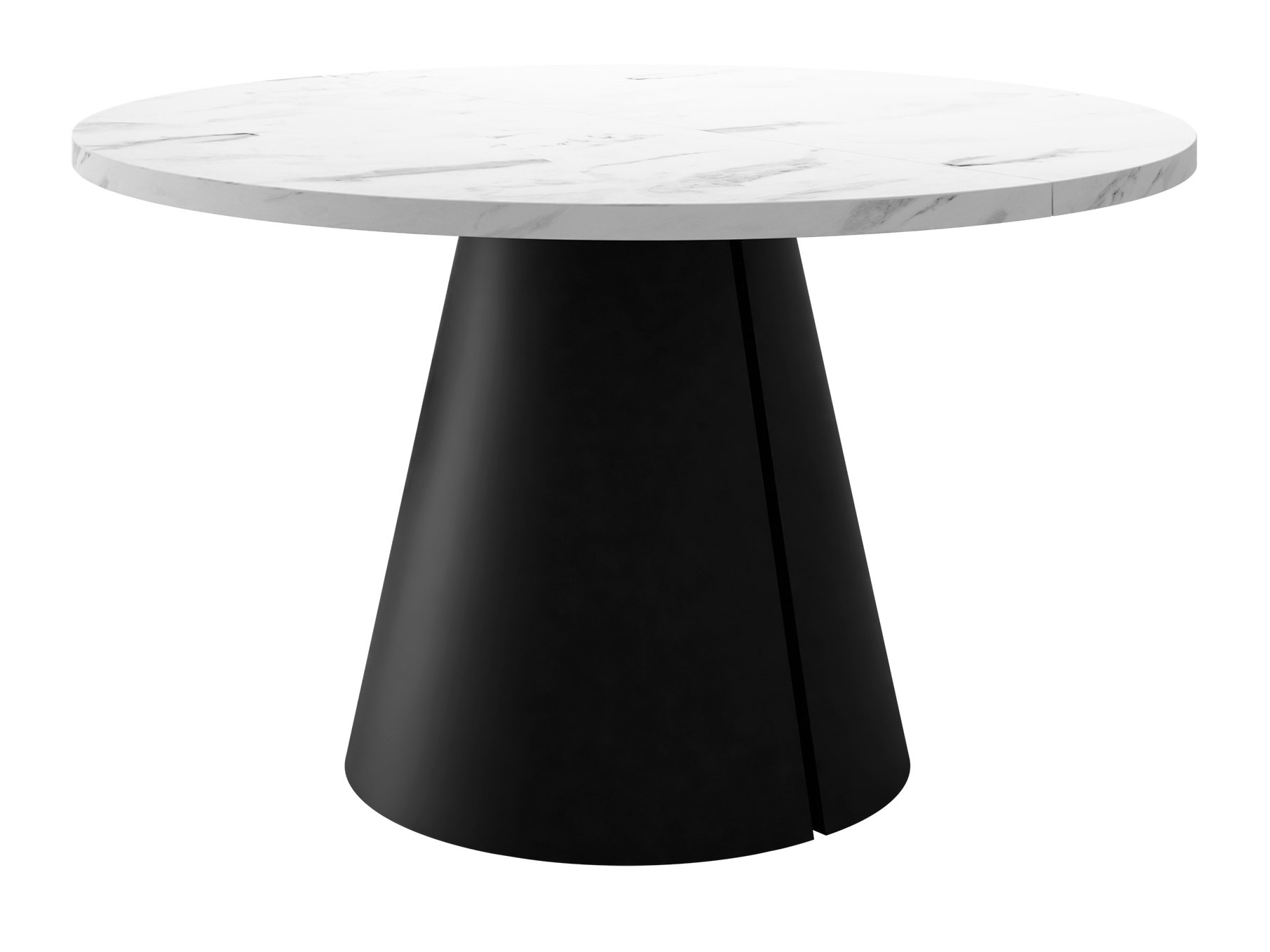 Tafel Oswego 165 (Wit marmer)