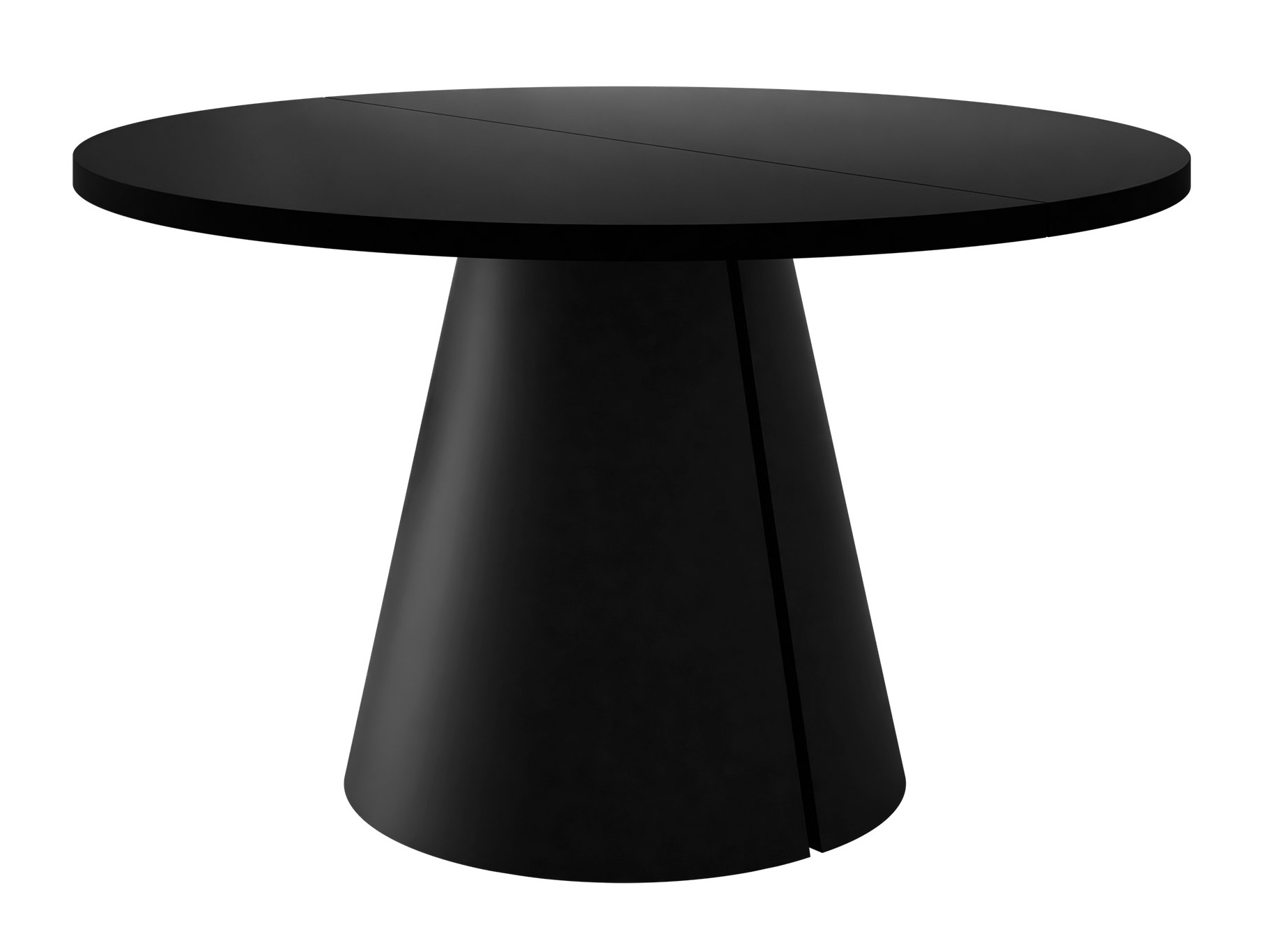 Tafel Oswego 165 (Zwart)
