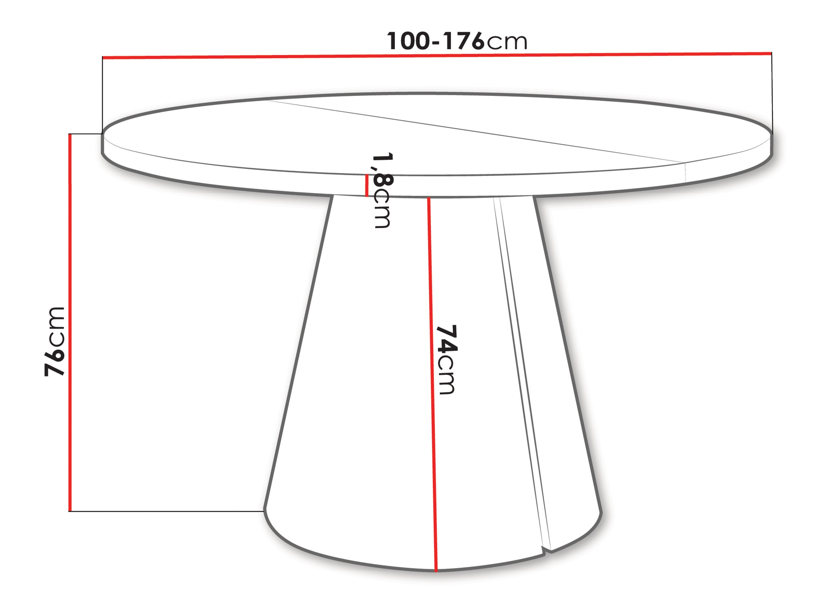 Tafel Oswego 166