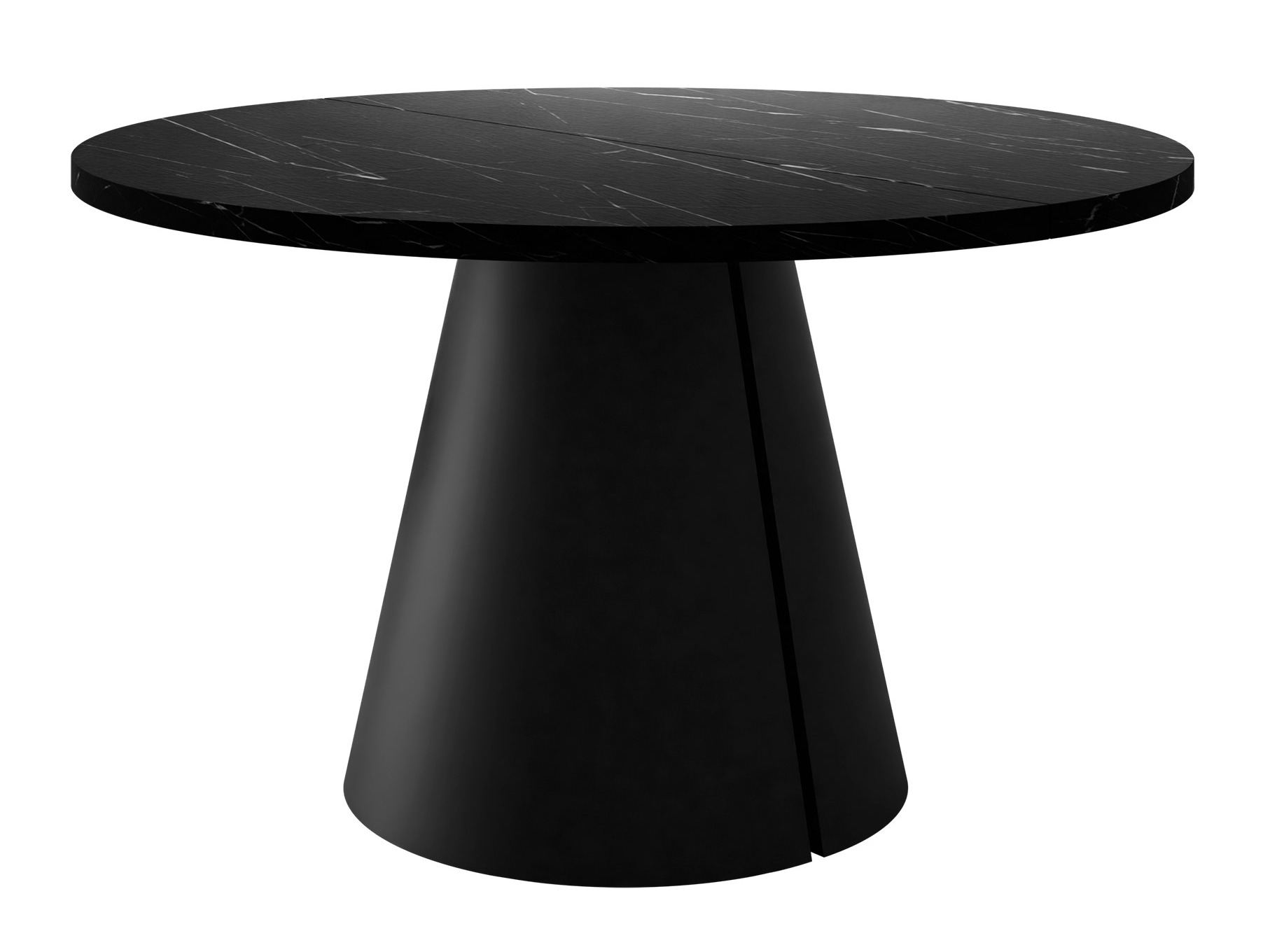 Tafel Oswego 167 (Zwart marmer)