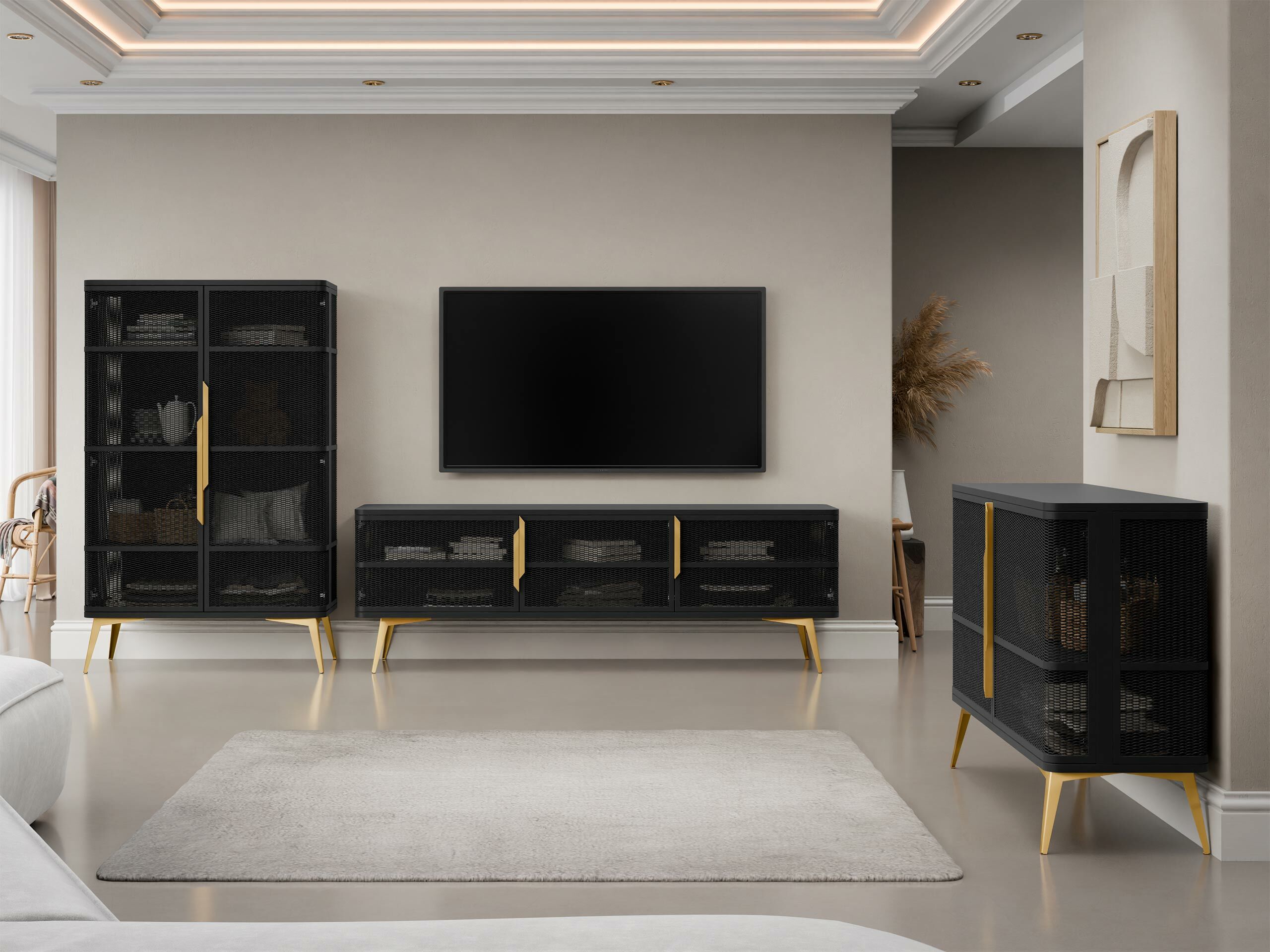 Dressoir Camfelo 100 (Zwart)