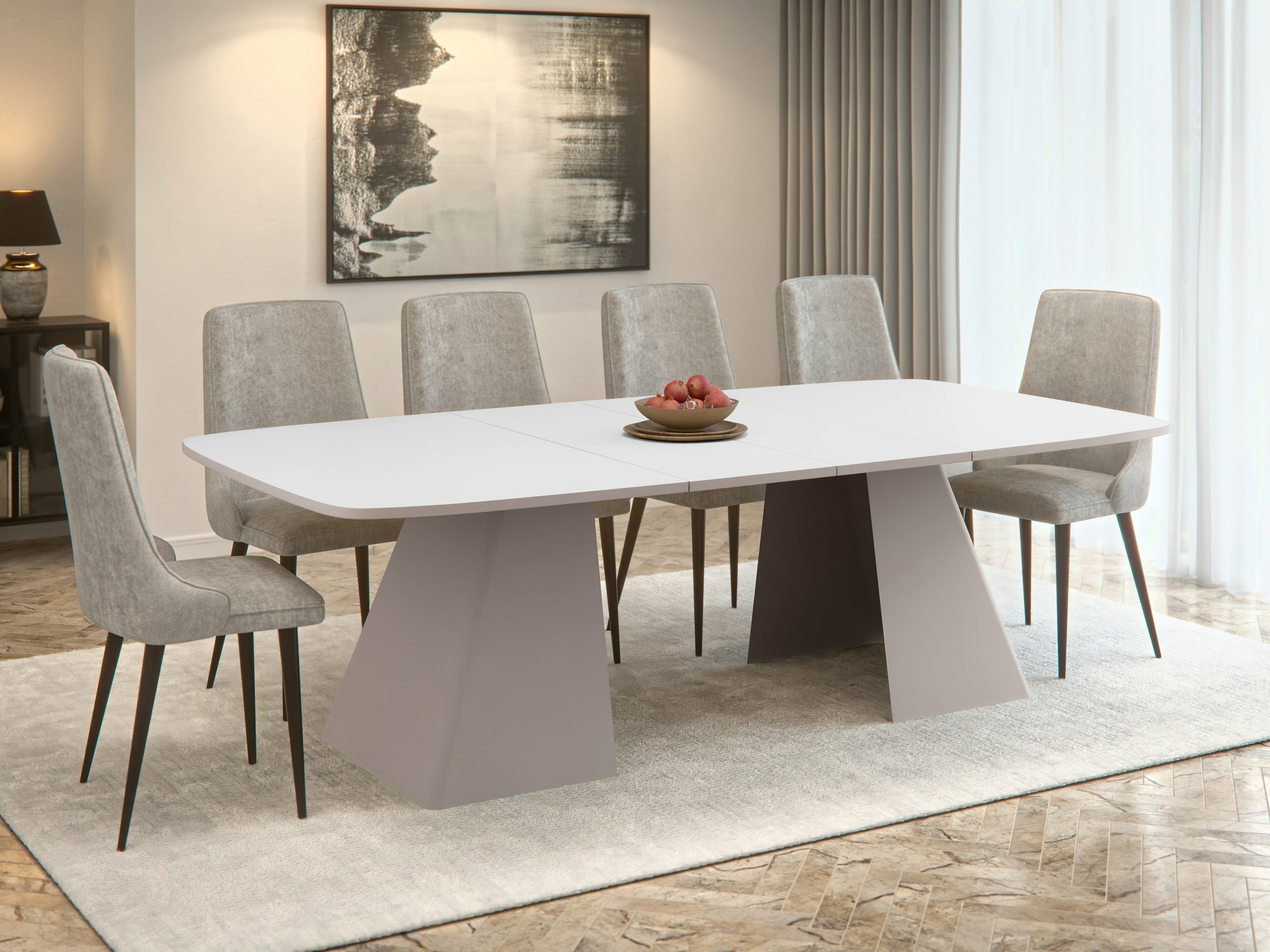 Tafel Oswego 170 (Wit)