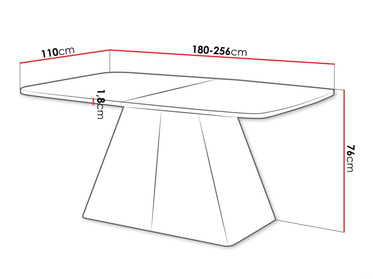 Tafel Oswego 170