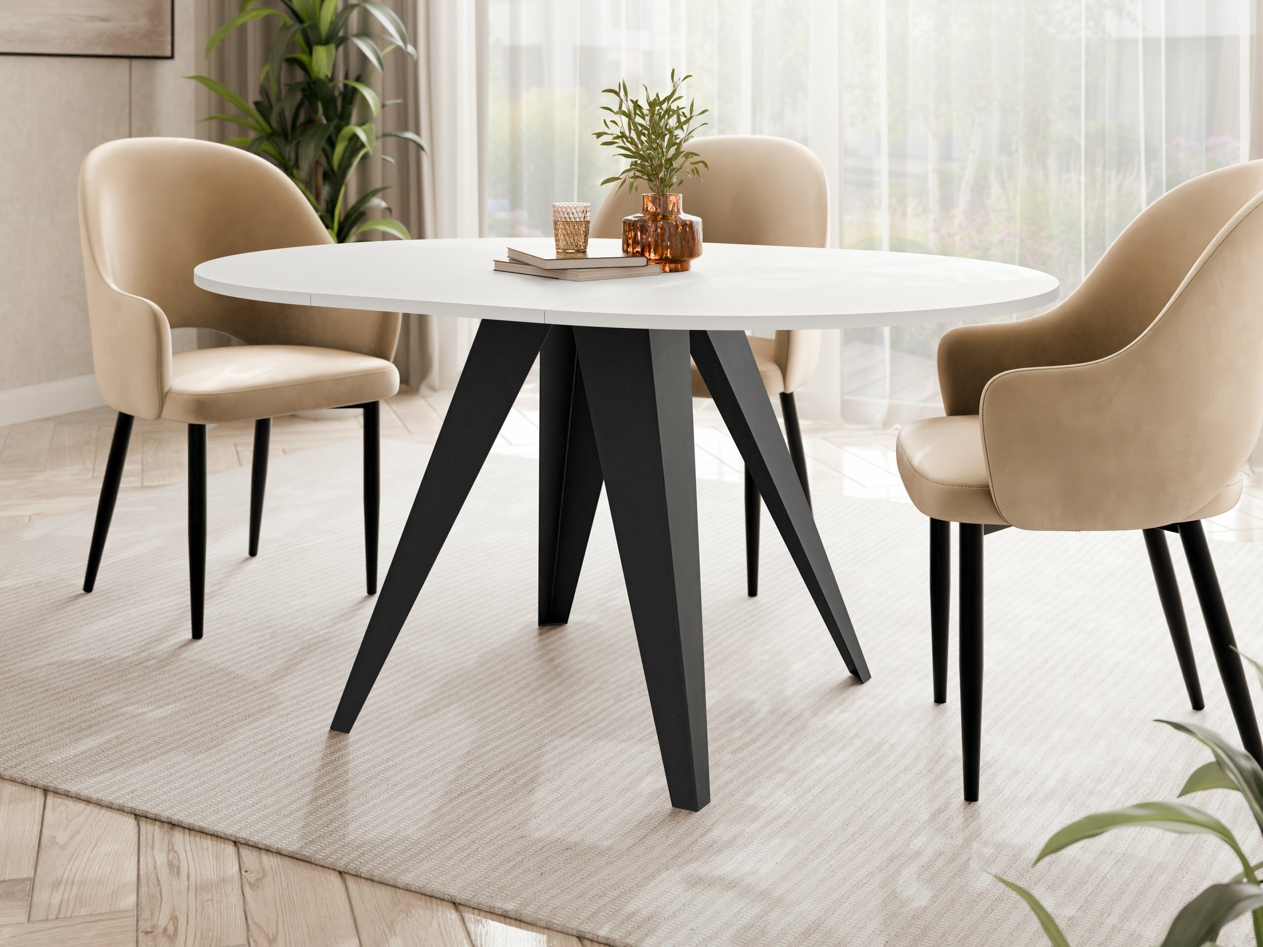 Tafel Oswego 175 (Wit)