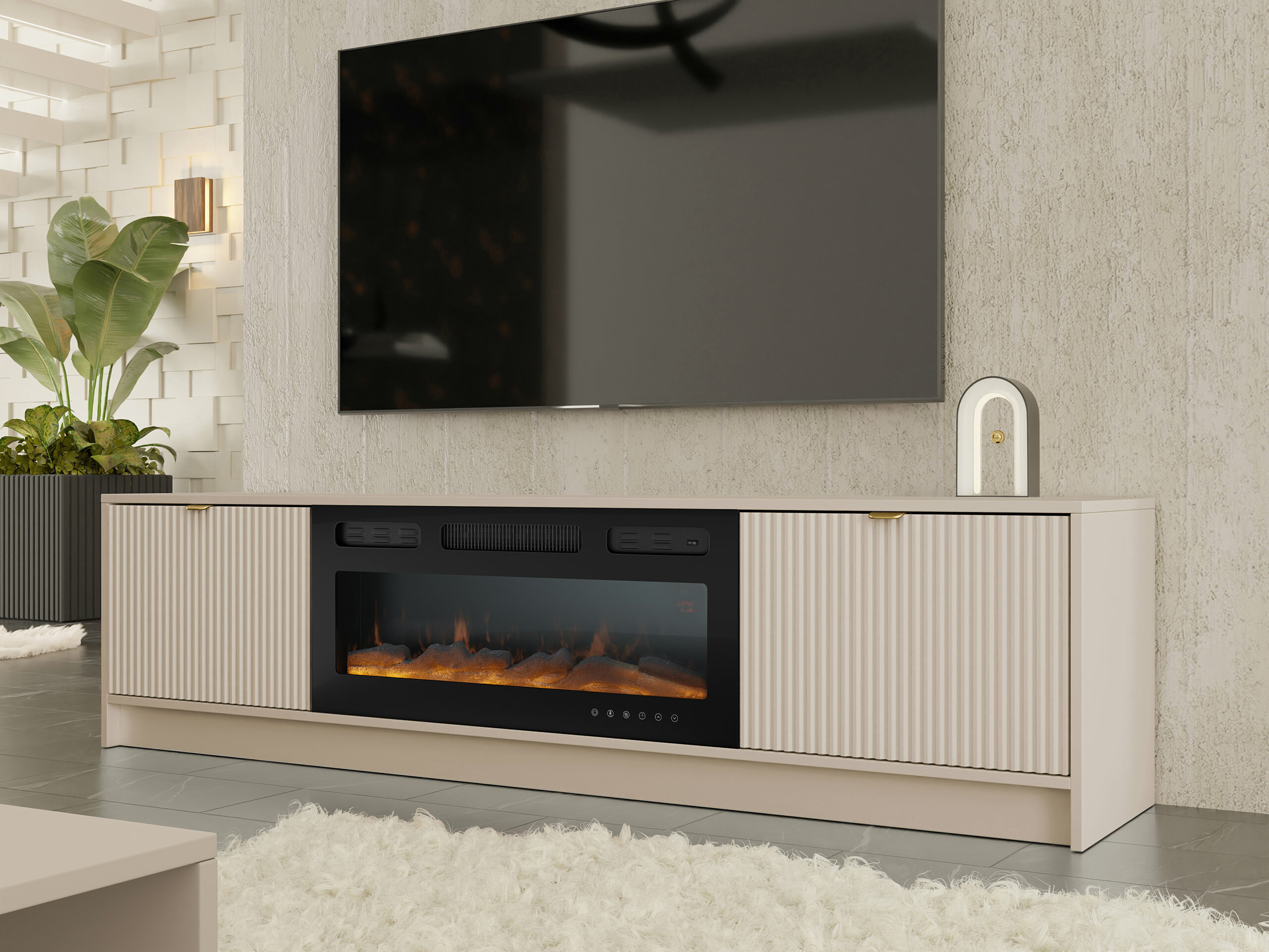 TV-meubel Comfivo Papilio II (Beige)