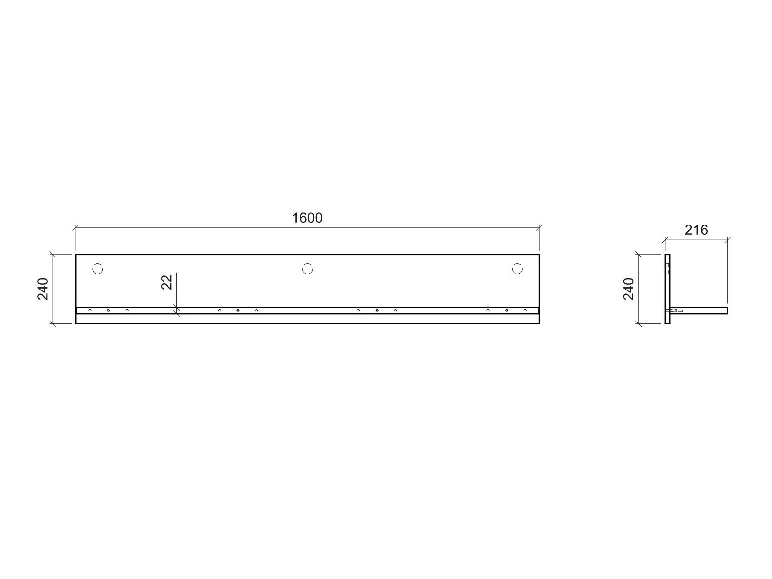Wandplank Numeri 104