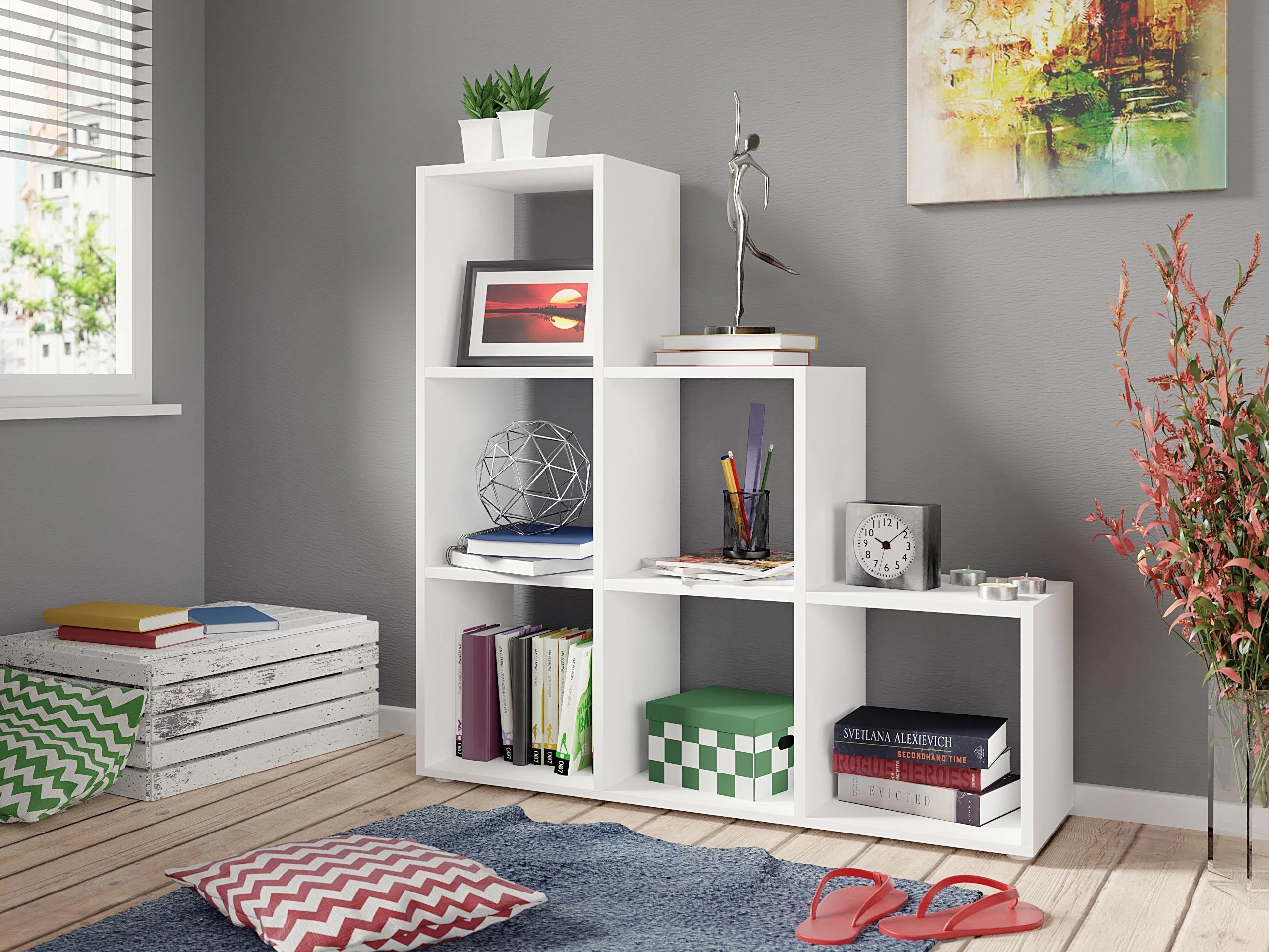 Boekenkast Lexicon (Wit)