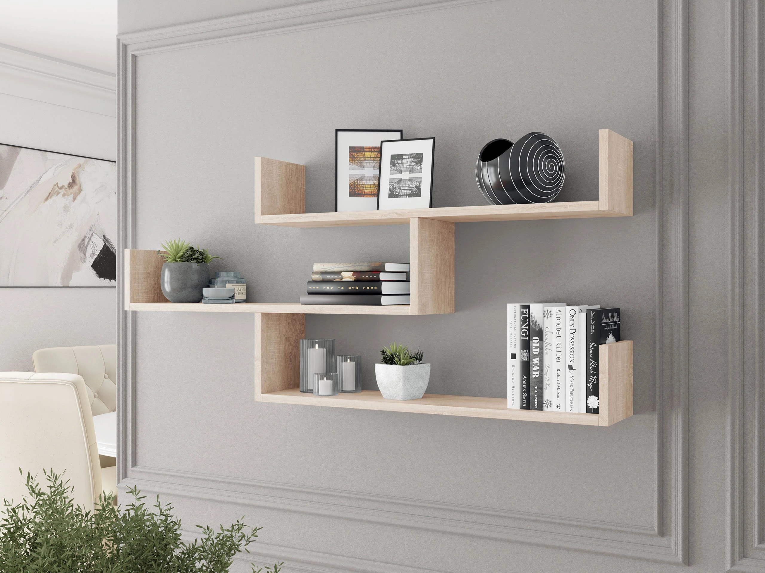 Wandplank Lexicon I (Sonoma eik)