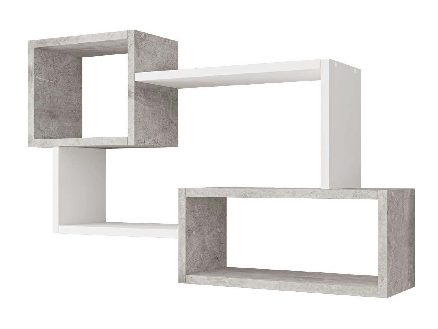 Wandplank Lexicon II (Beton + Wit)