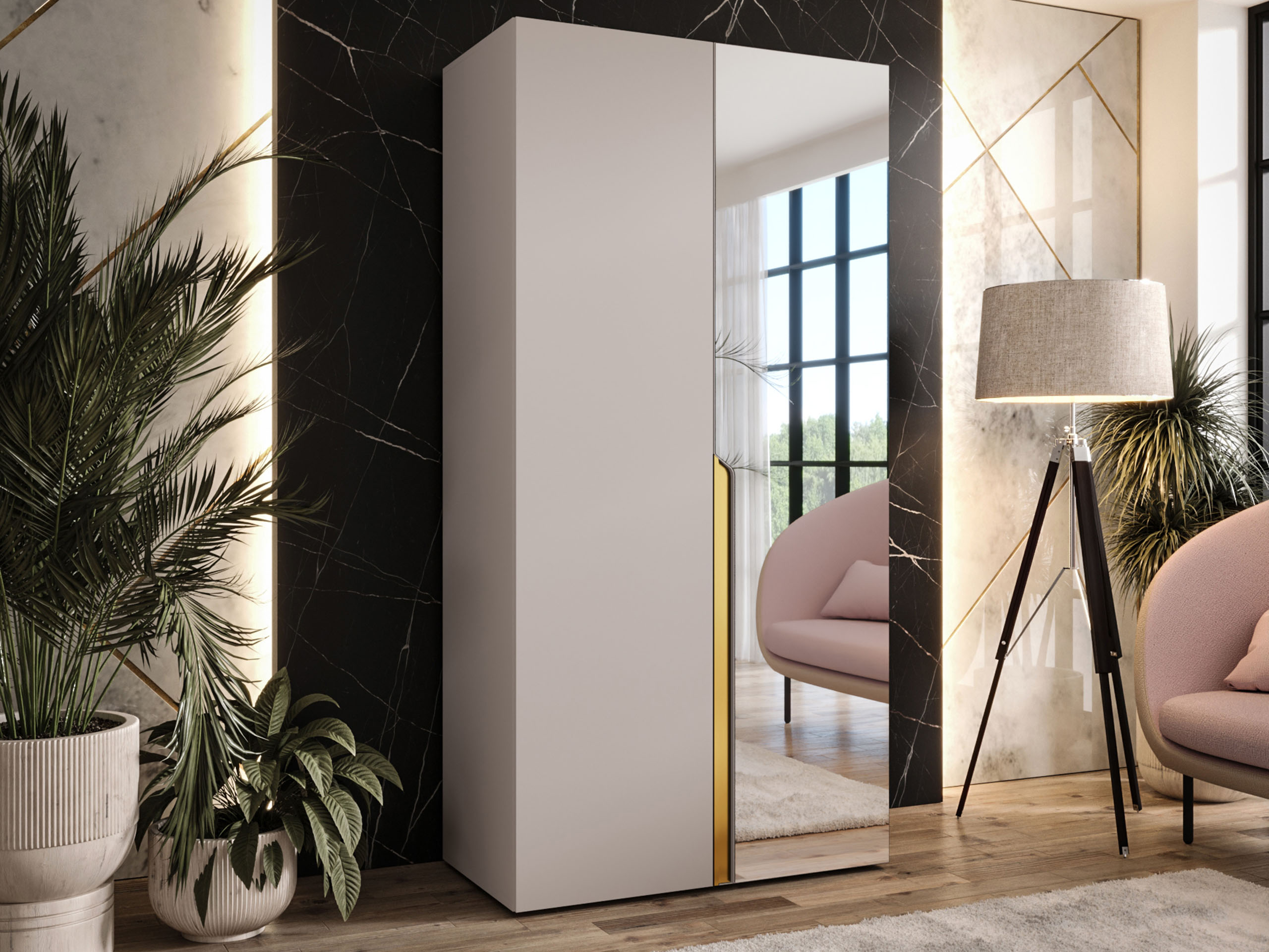 Kledingkast Hartford 584 (Kasjmier)