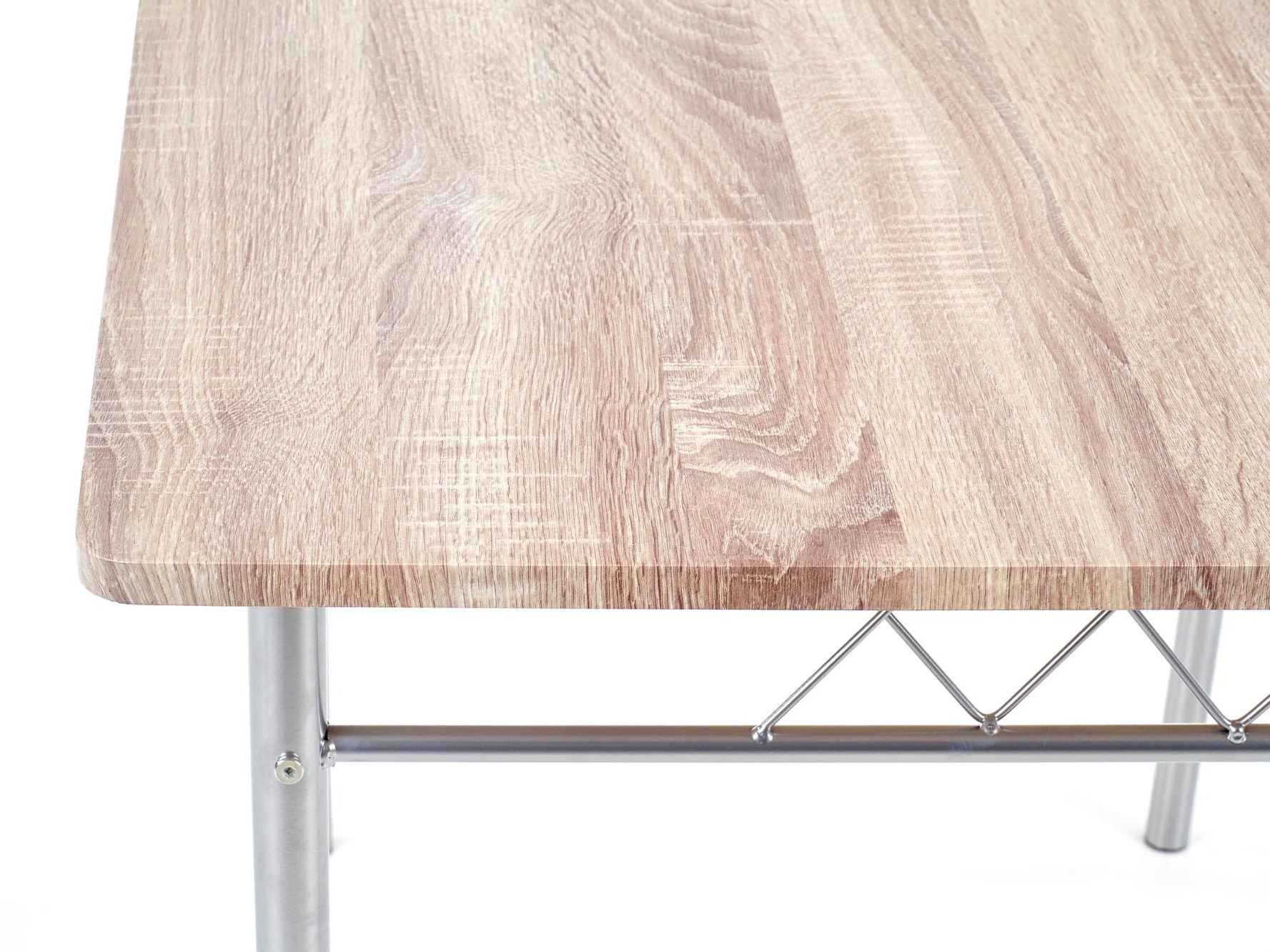 Eetkamerset Houston 1251 (Sonoma eik + Zilver)