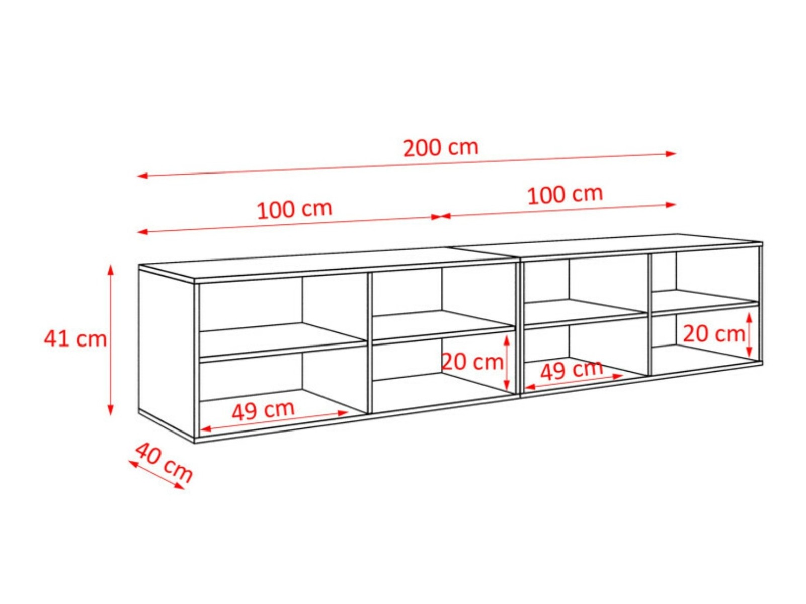 TV-meubel Arecibo 110