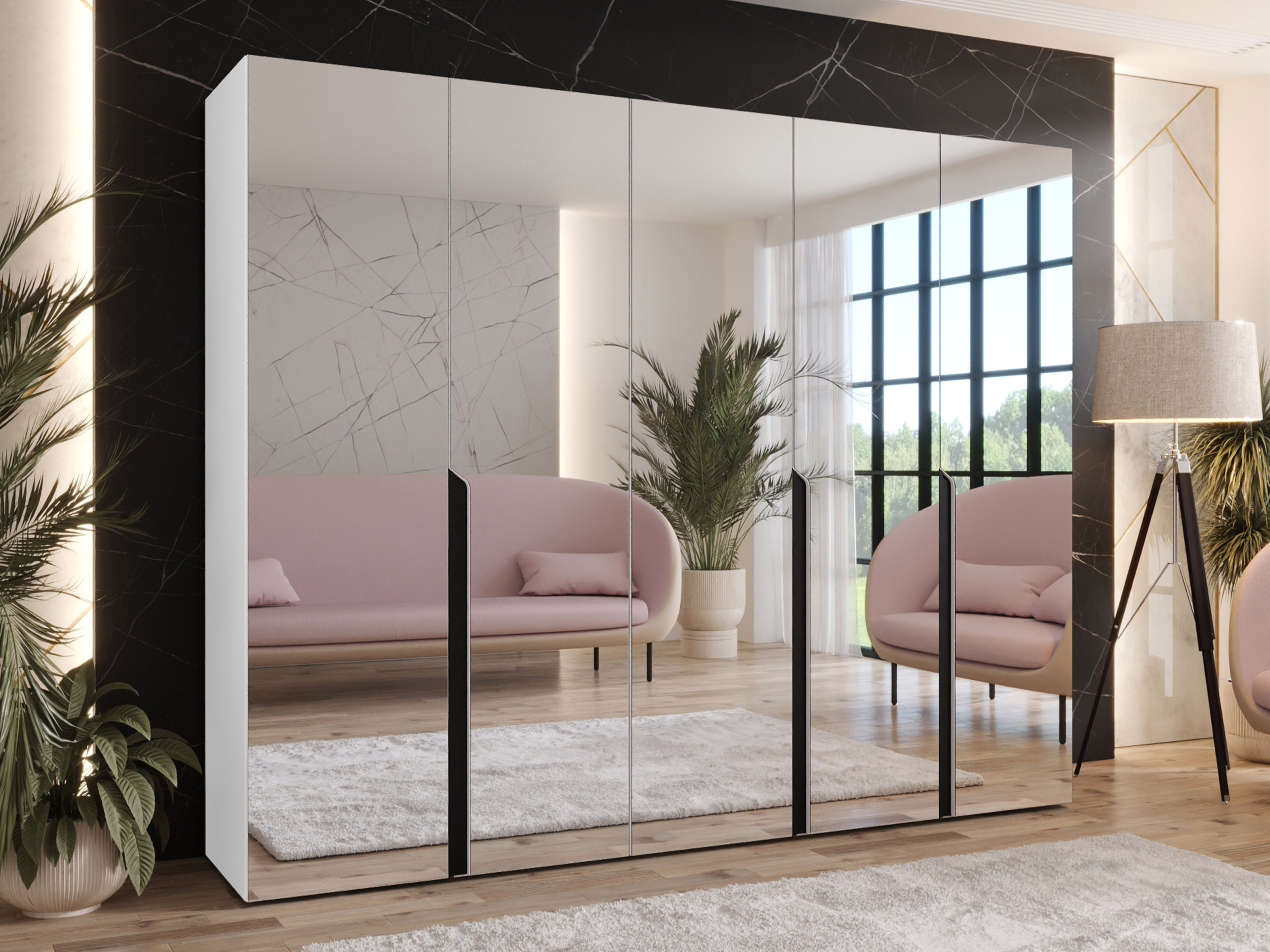 Kledingkast Hartford 592 (Wit)