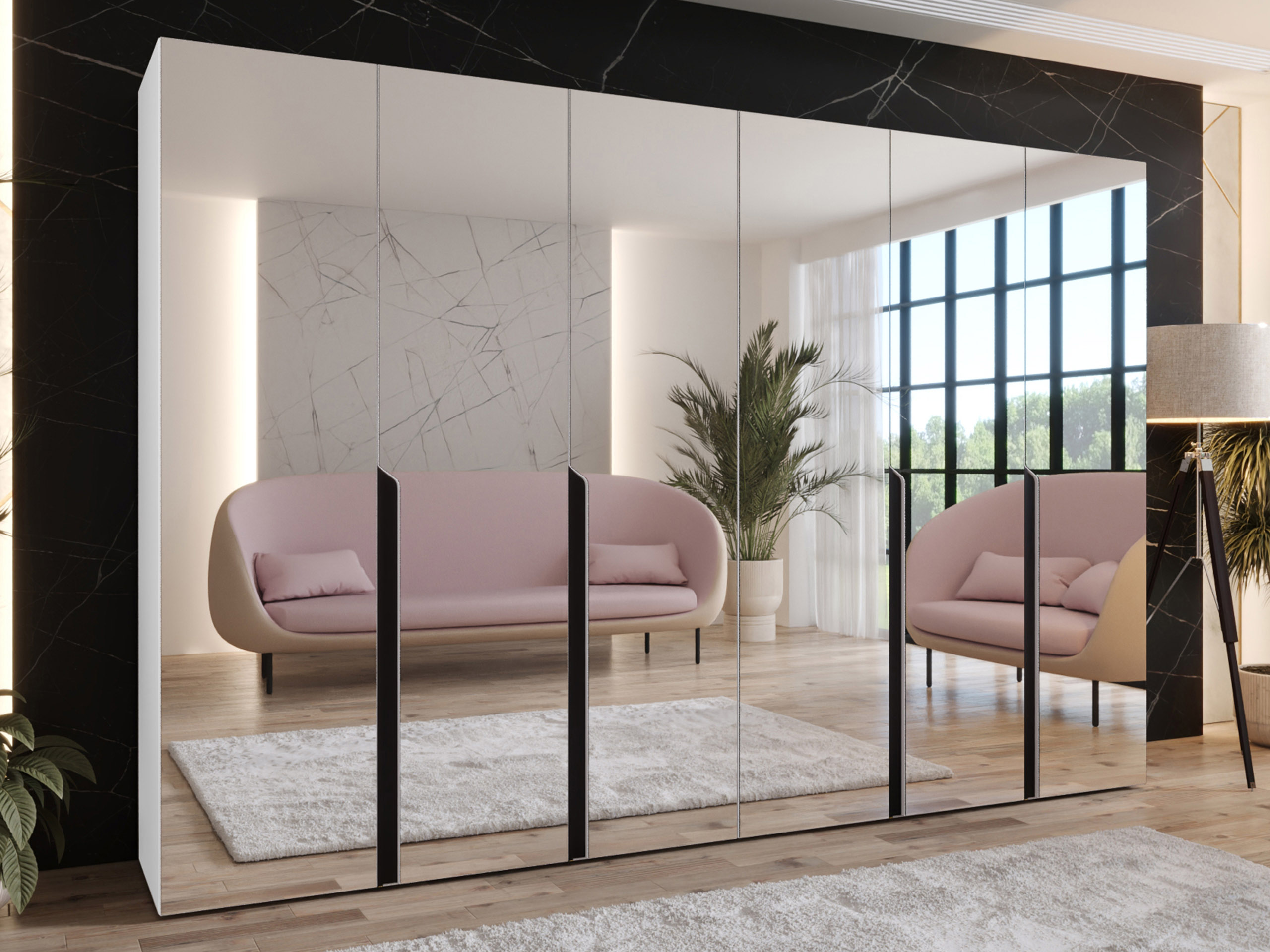 Kledingkast Hartford 593 (Wit)