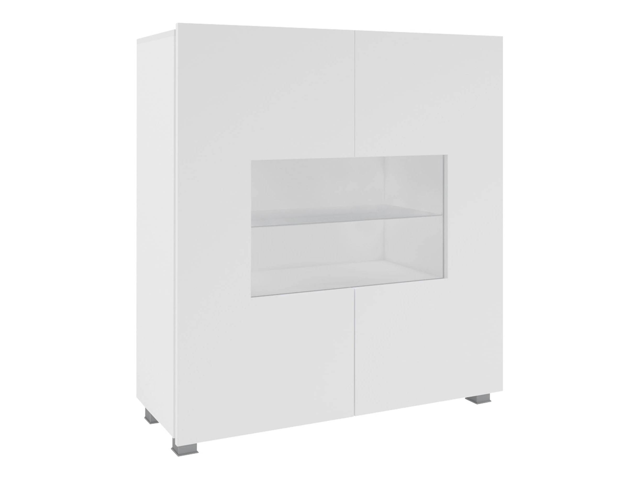 Dressoir Remus (Wit + Glanzend wit)