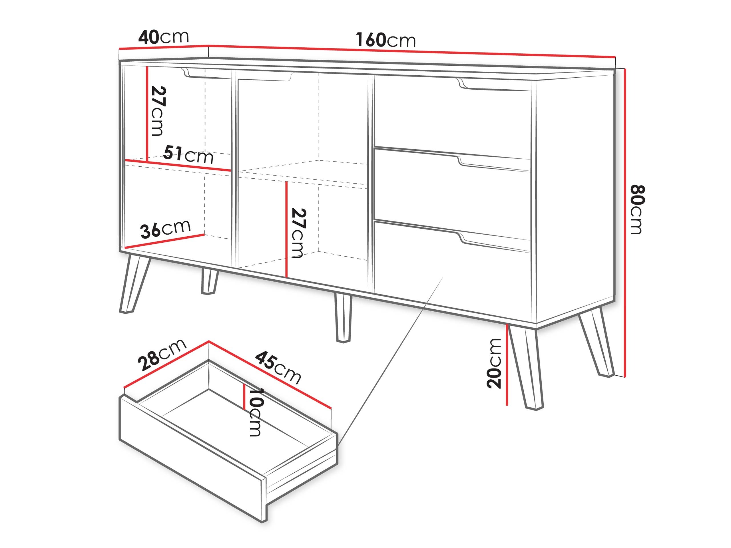 Ladekast Otis (Kasjmier)