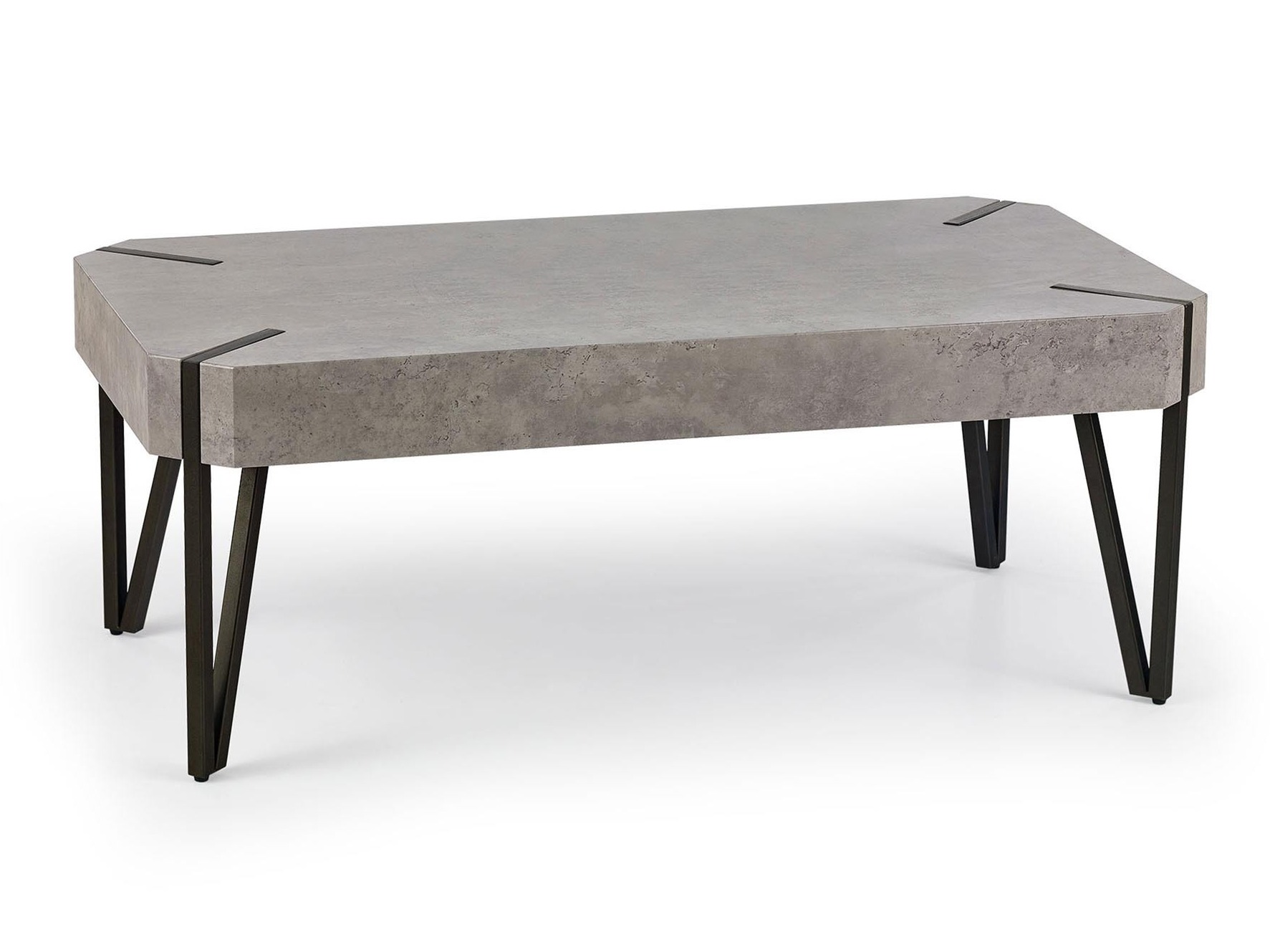 Salontafel Houston 303 (Beton + Zwart)