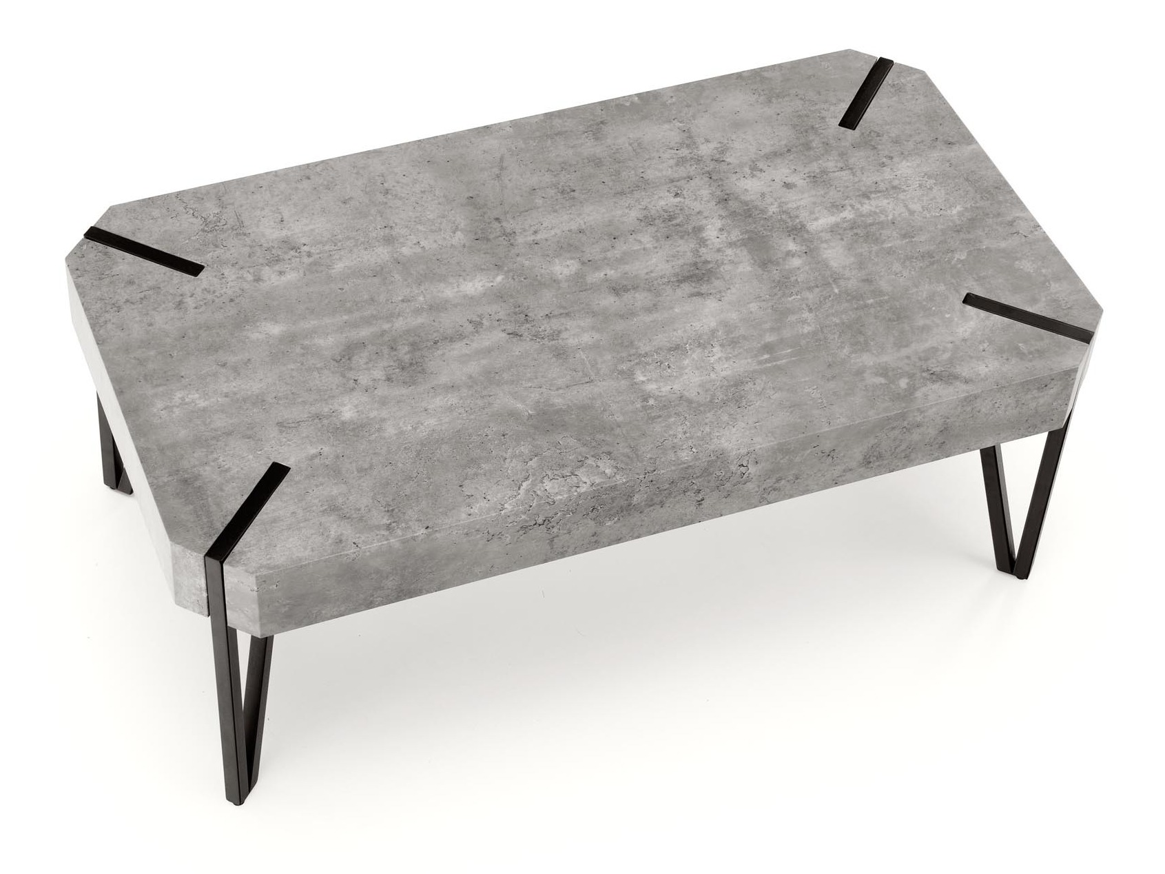 Salontafel Houston 303 (Beton + Zwart)